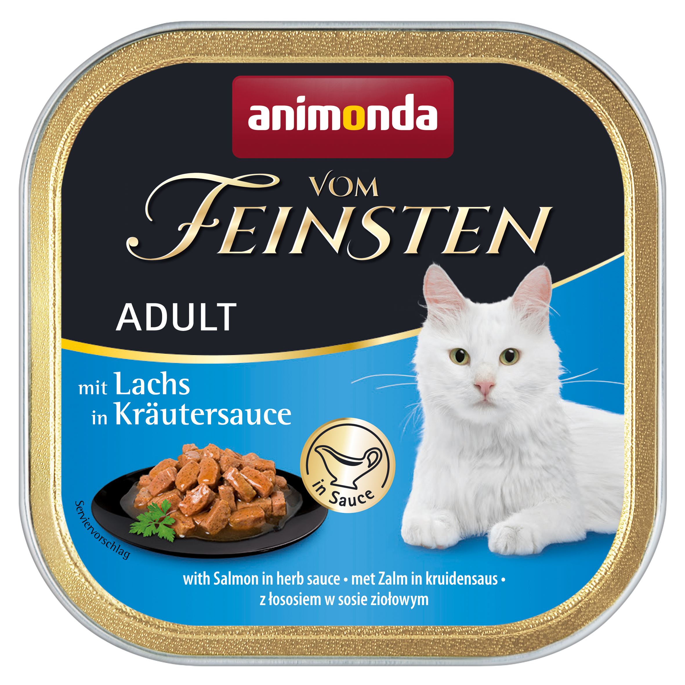 Animonda Cat Vom Feinsten mit Lachs in Kräutersauce 100g