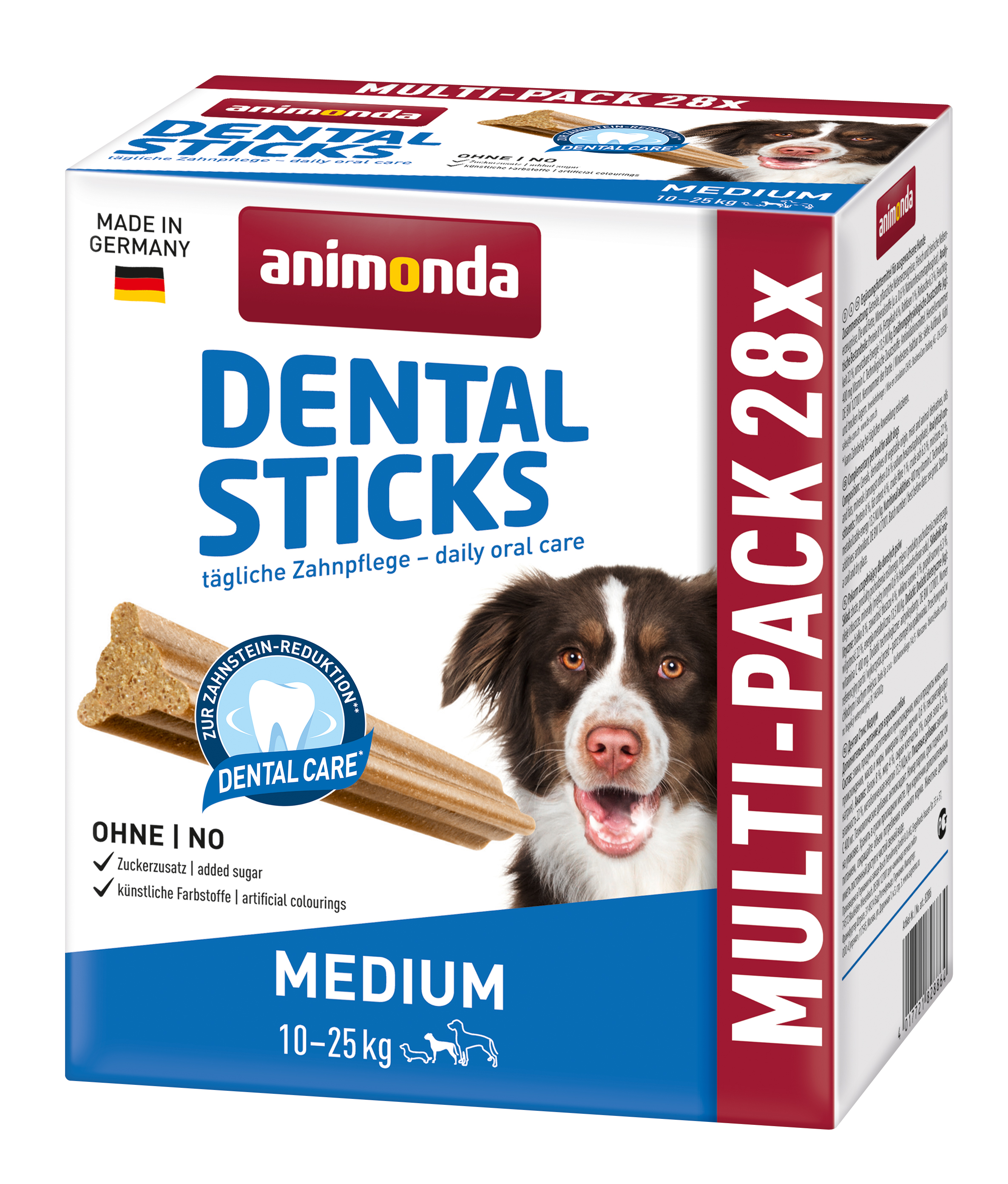 Animonda Dog Snack Dental Sticks Medium 28 Stk. 4x180 g Multip