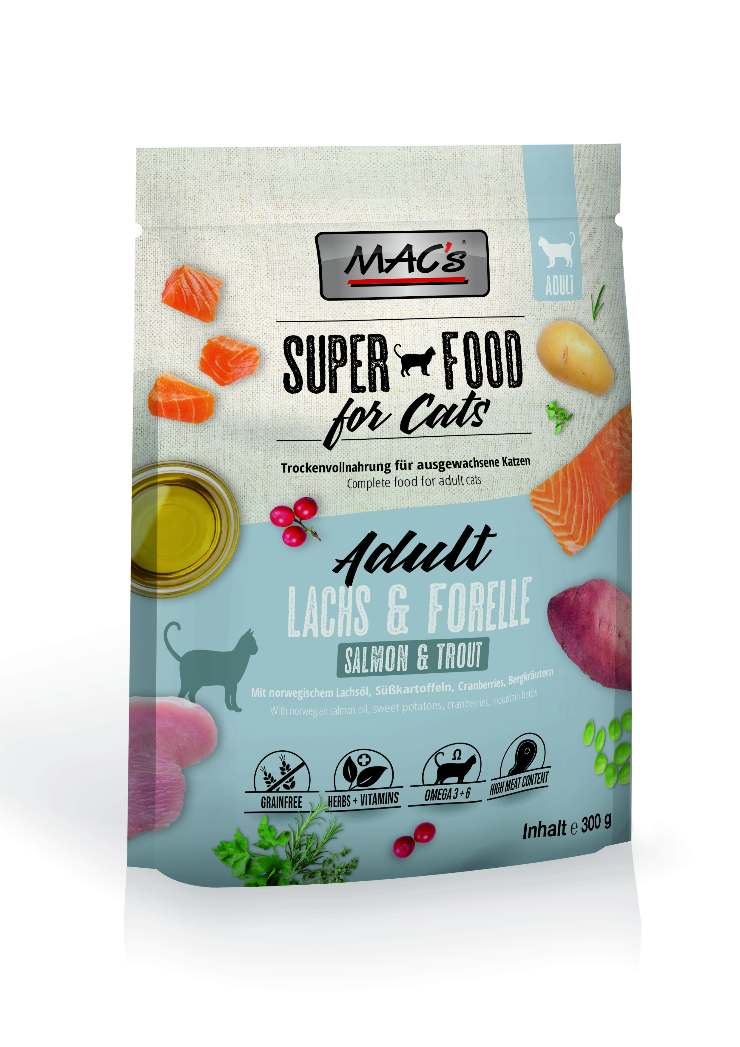MAC's CAT Adult Lachs & Forelle 300g