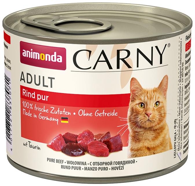 Animonda Cat Dose Carny Adult Rind pur 200g