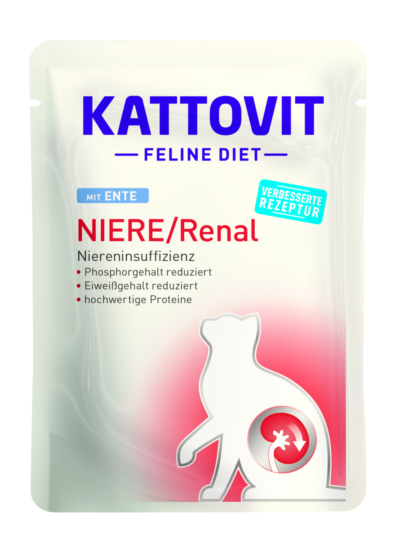 Finnern PB Kattovit Feline Diet Niere/Renal Ente 85g
