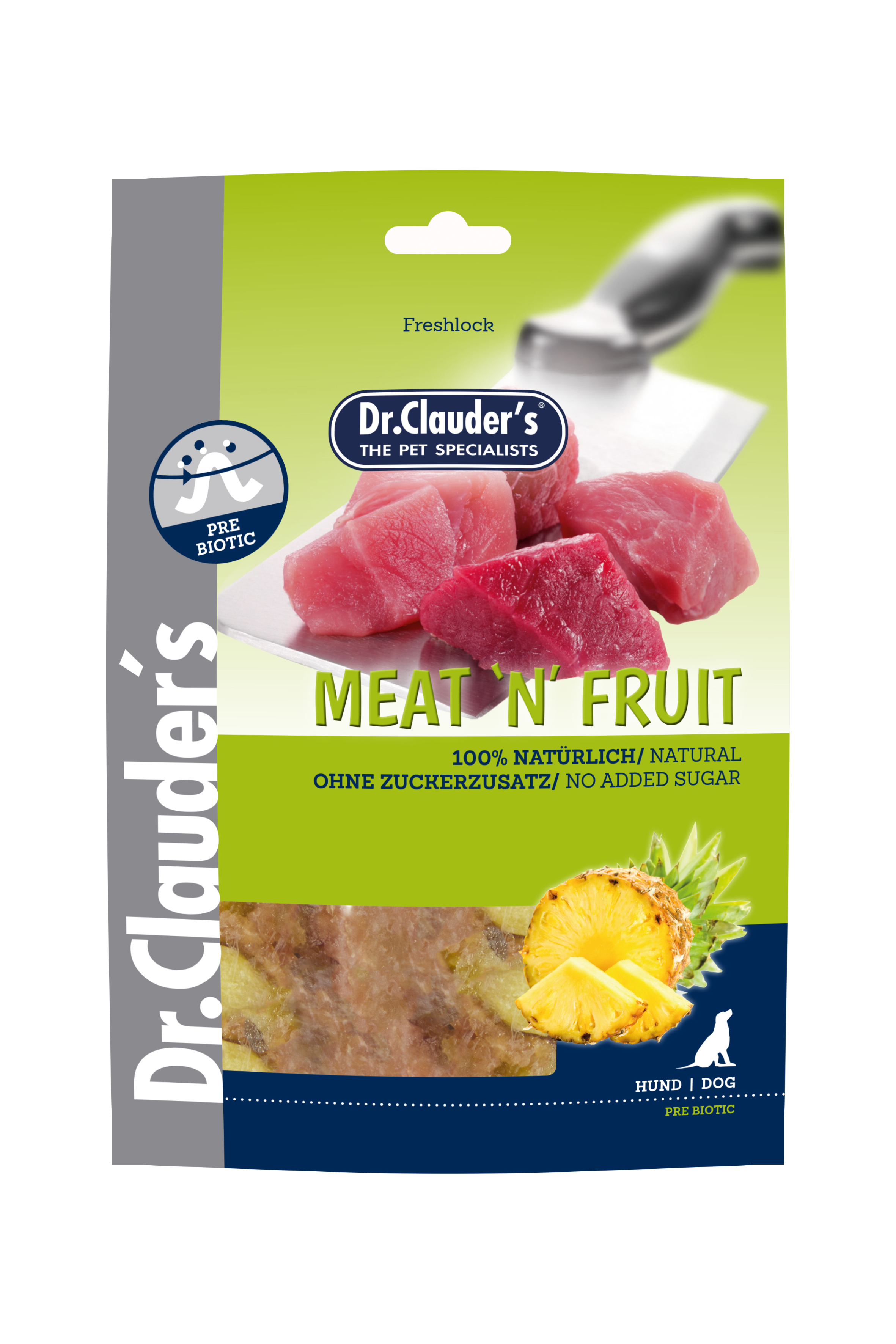 Dr. Clauders Meat'n'Fruit Ananas & Hühnchen Snack 80g