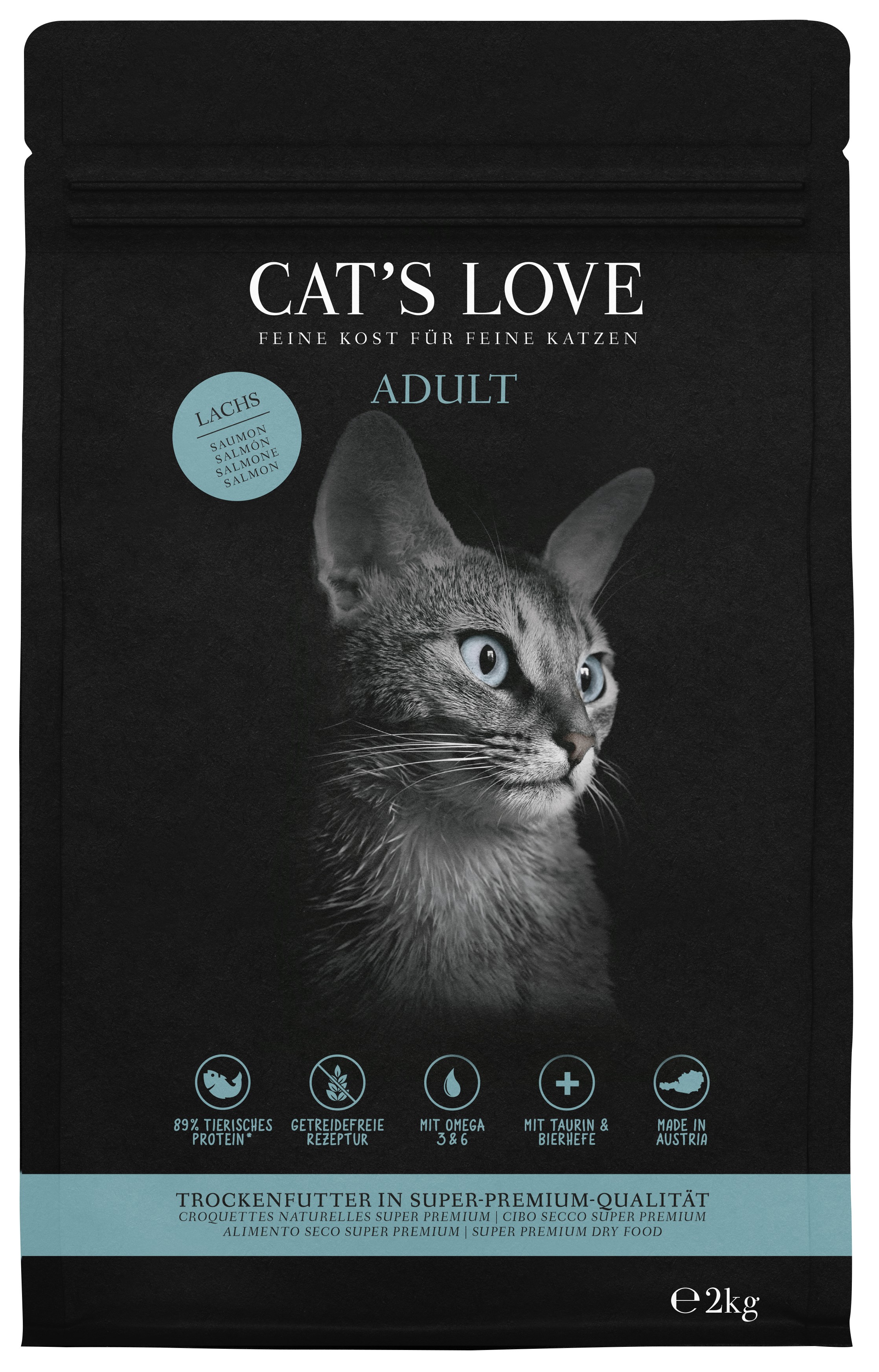 CAT'S LOVE TROCKEN ADULT Lachs 2kg