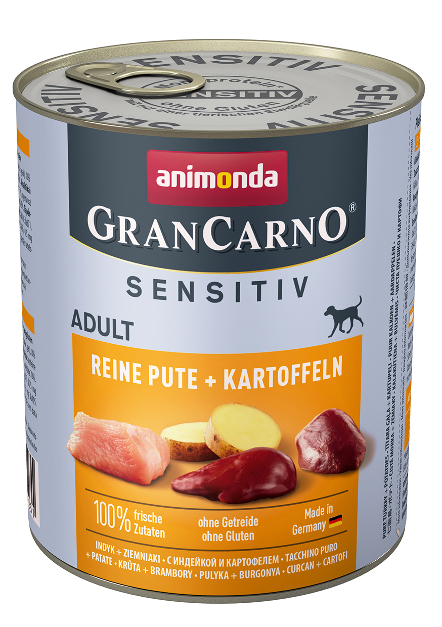 Animonda GranCarno Adult Sensitive Pute+ Kartoffe