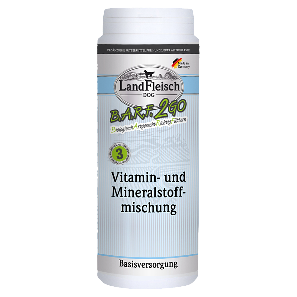 LandFleisch B.A.R.F.2GO Vitamin- und Mineralstoffmischung 250g