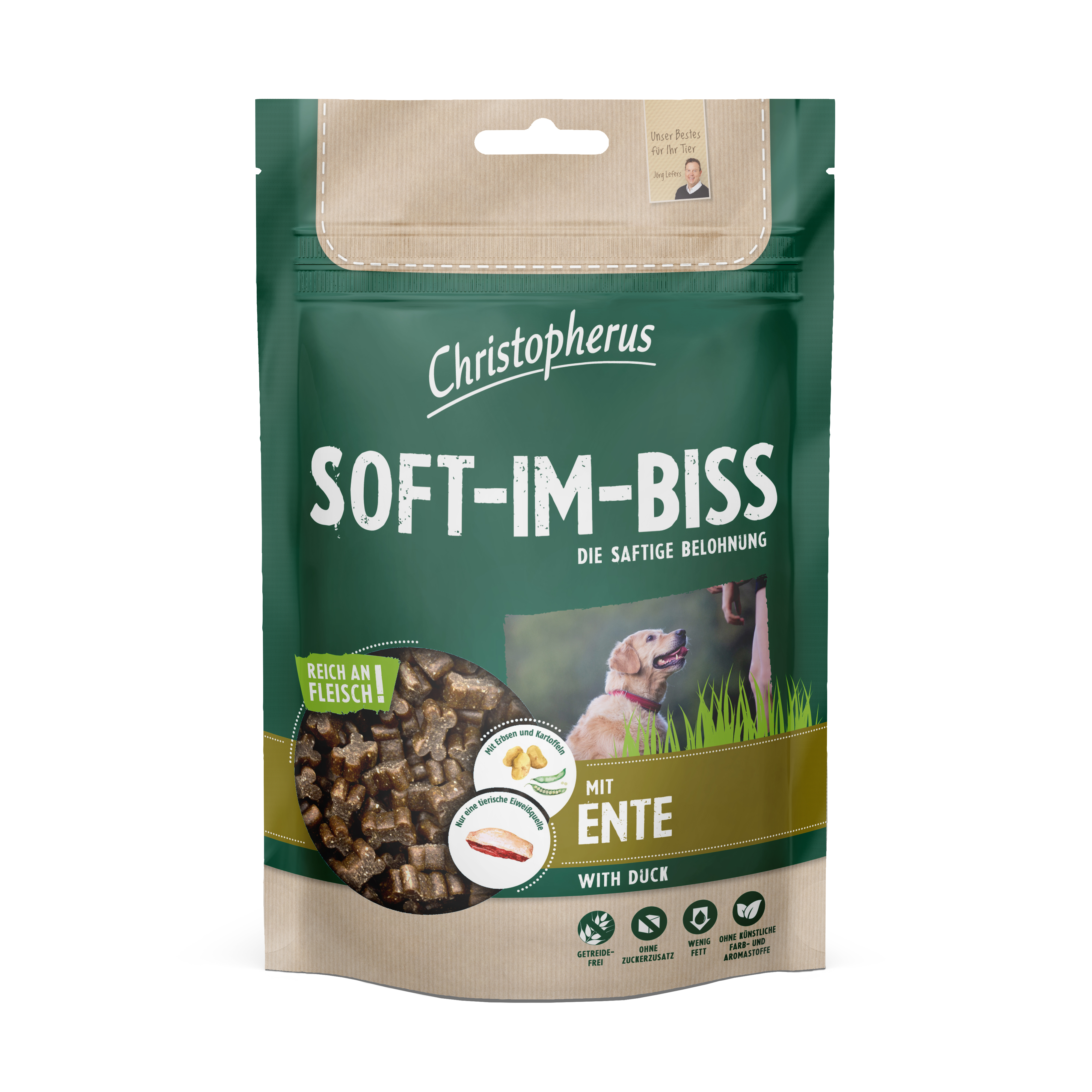 Christopherus Snacks Soft-Im-Biss mit Ente 125 g
