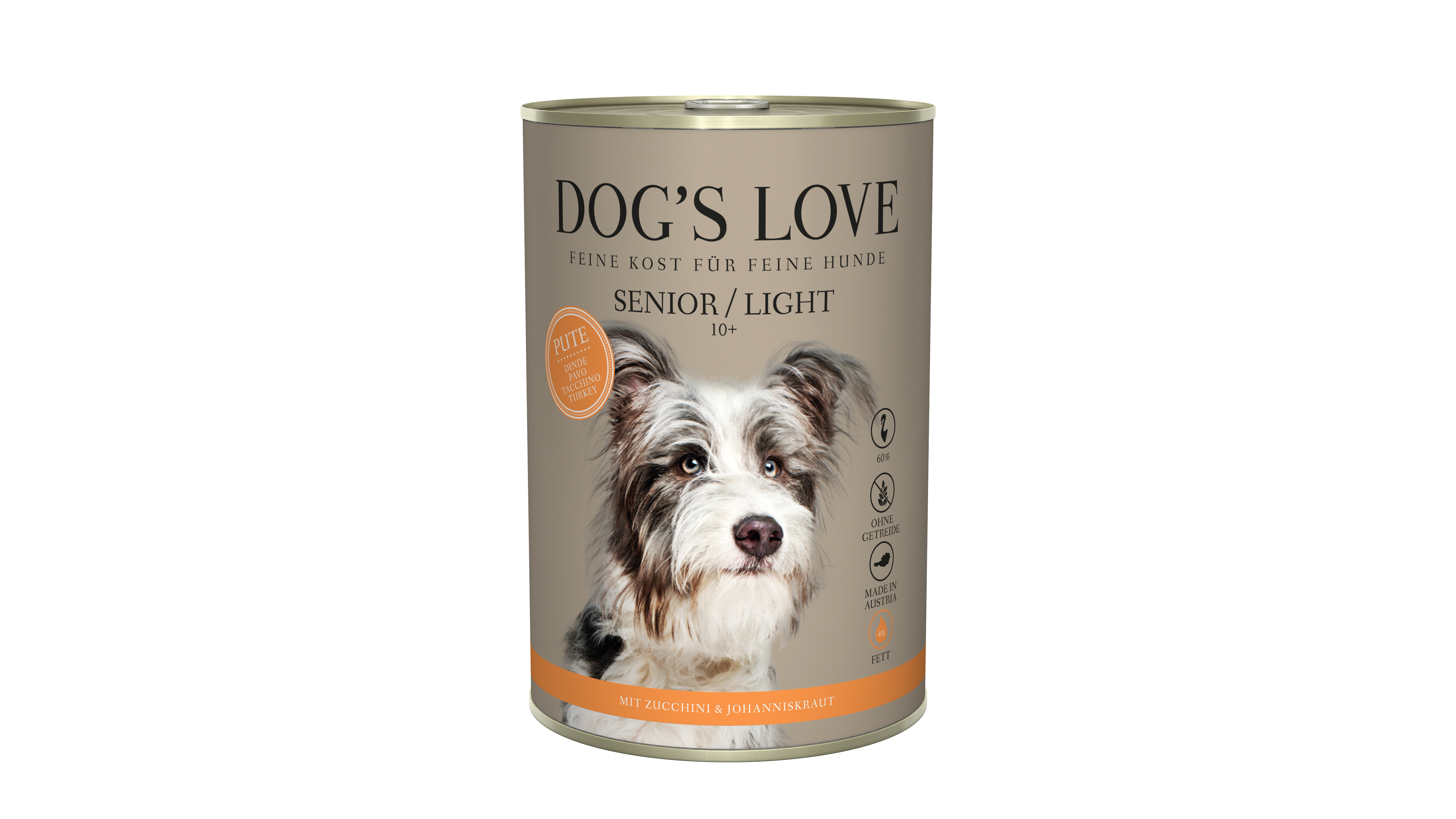 DOG'S LOVE SENIOR Pute Light 400g