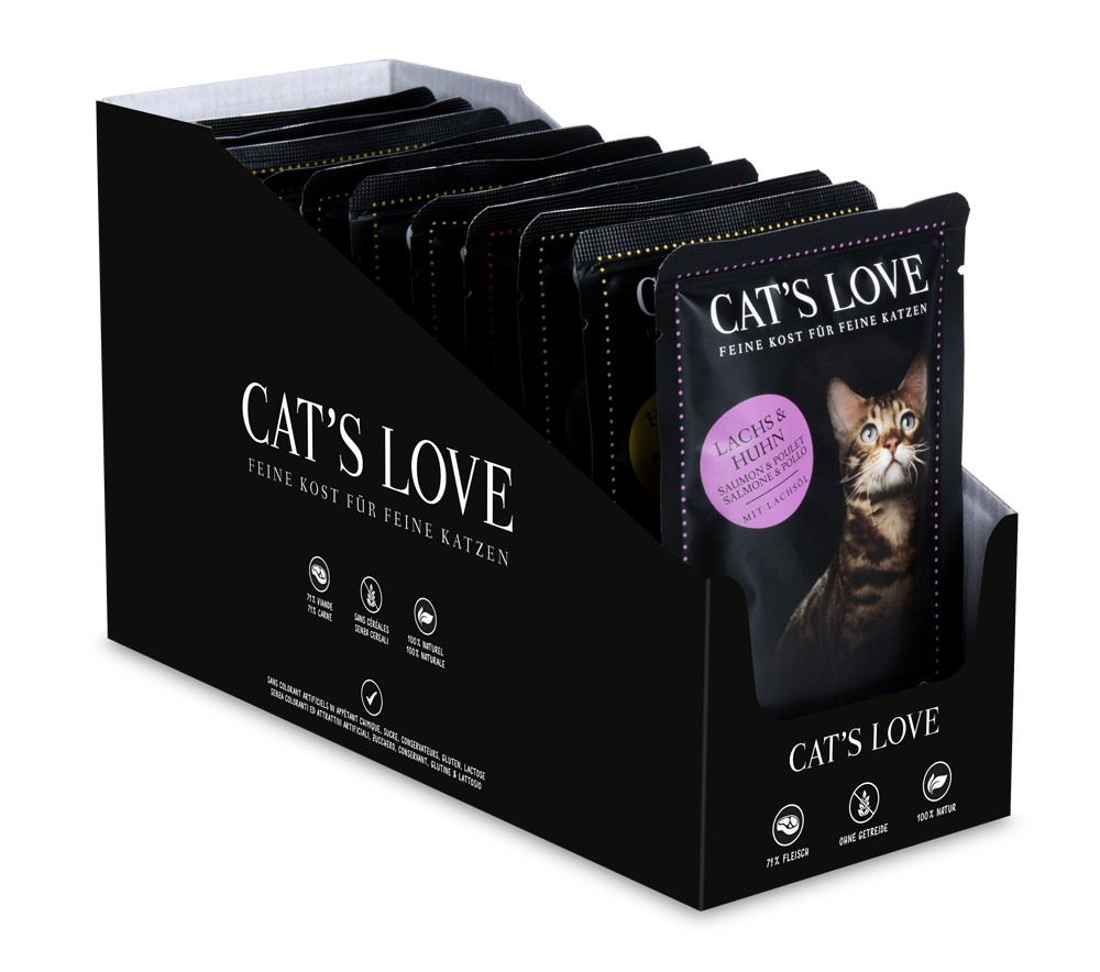 CAT'S LOVE MULTIPACK 12x85g