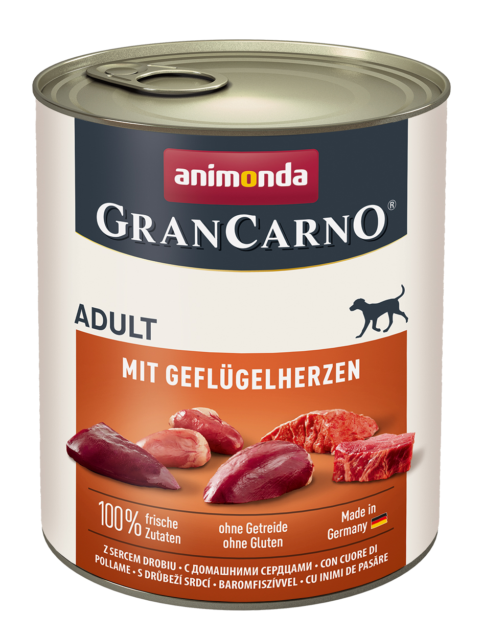 Animonda GranCarno Adult Geflügelherzen 800g