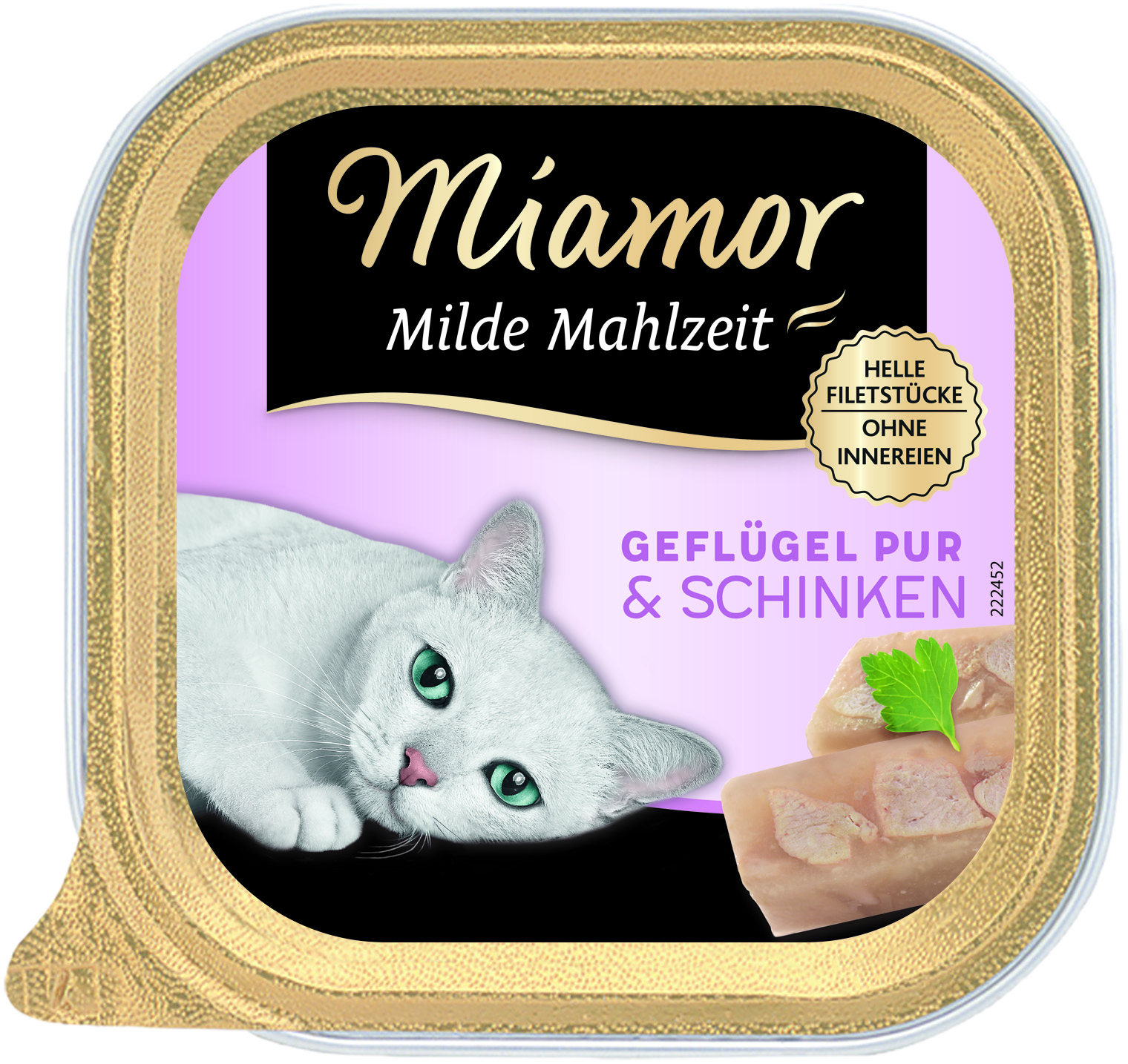 Miamor Milde Mahlzeit Geflügel & Schinken 100g