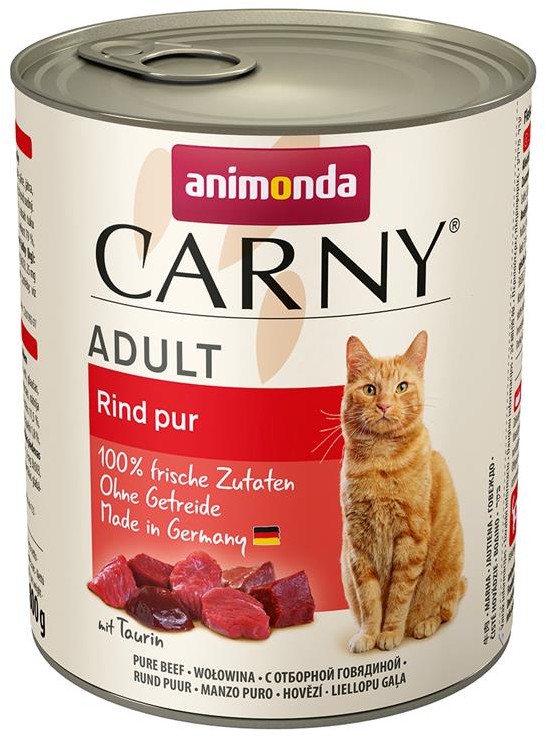 Animonda Cat Dose Carny Adult Rind pur 800g