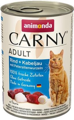Animonda Cat  Carny Adult Rind & Kabeljau & Petersilienwurzel 400g