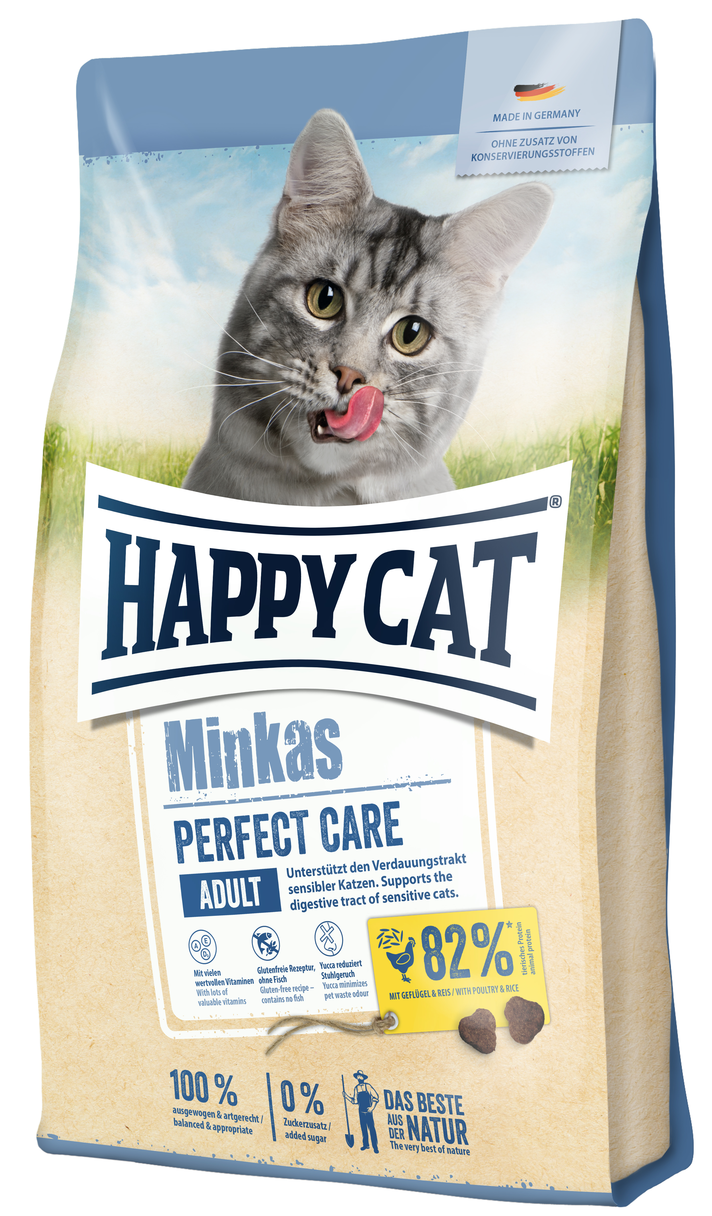 Happy Cat Minkas Perfect Care Geflügel & Reis 500g