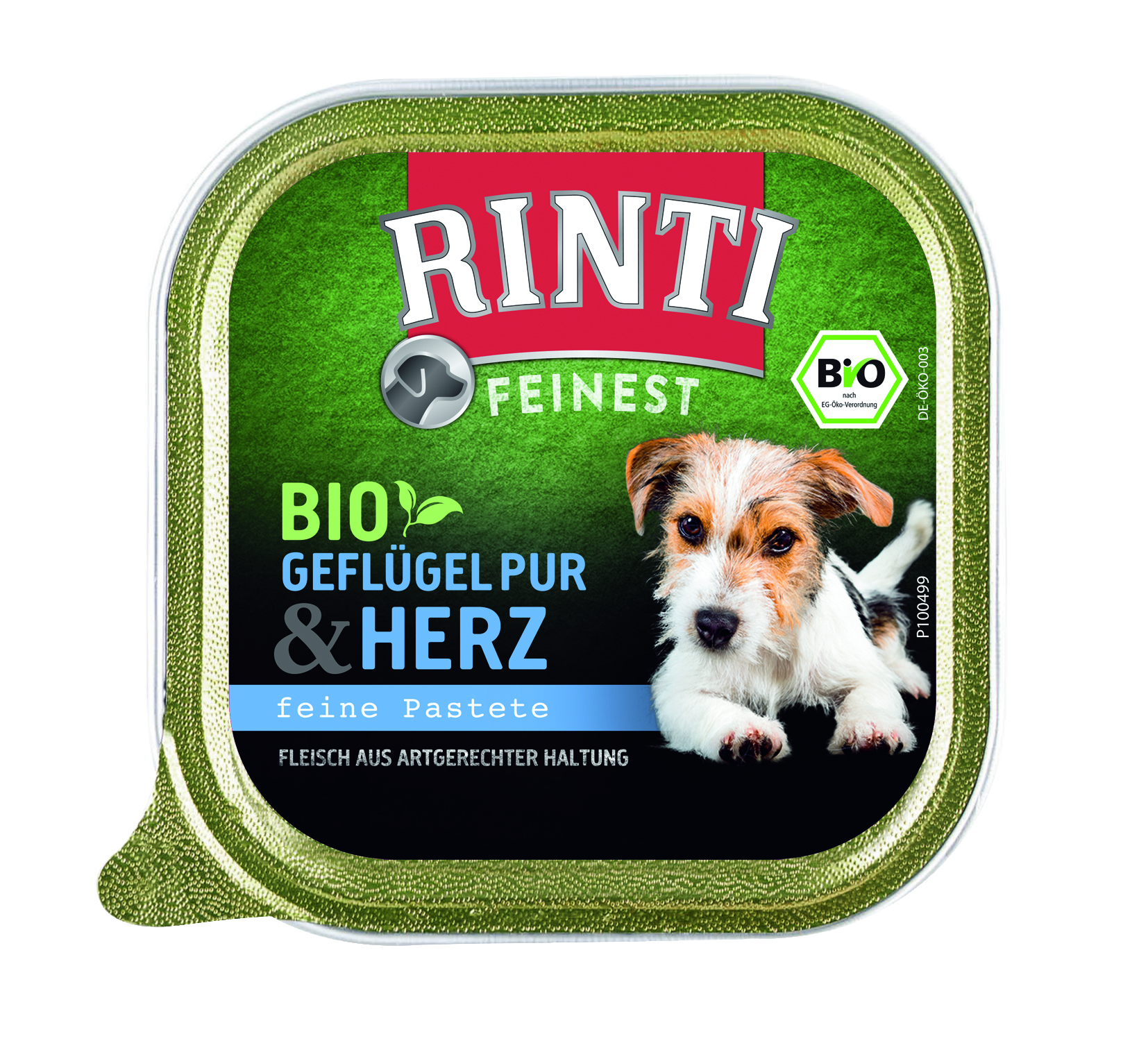 Rinti Feinest Bio Geflügel Pur & Herz 150g