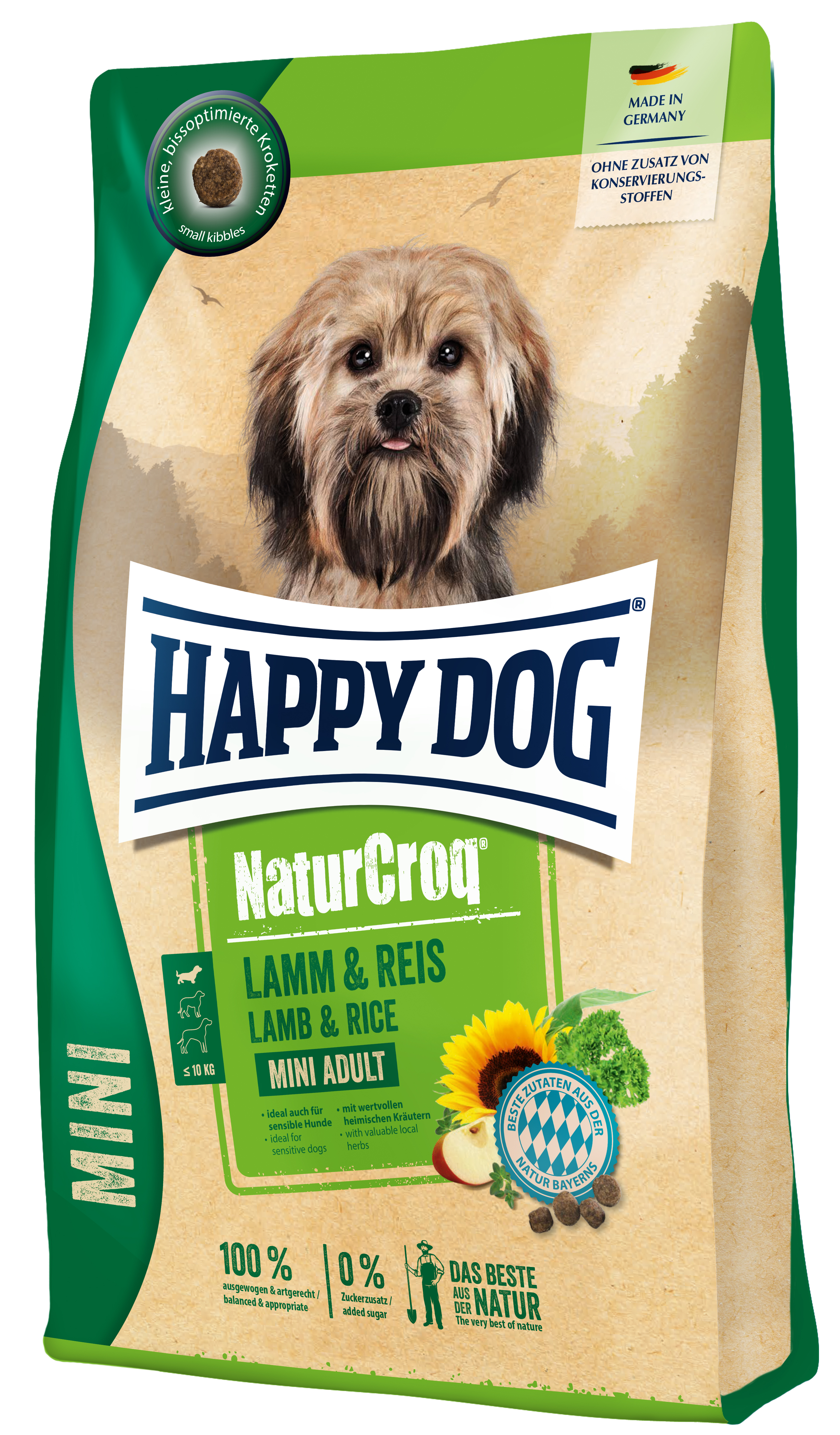 Happy Dog NaturCroq Mini Lamm & Reis 800g