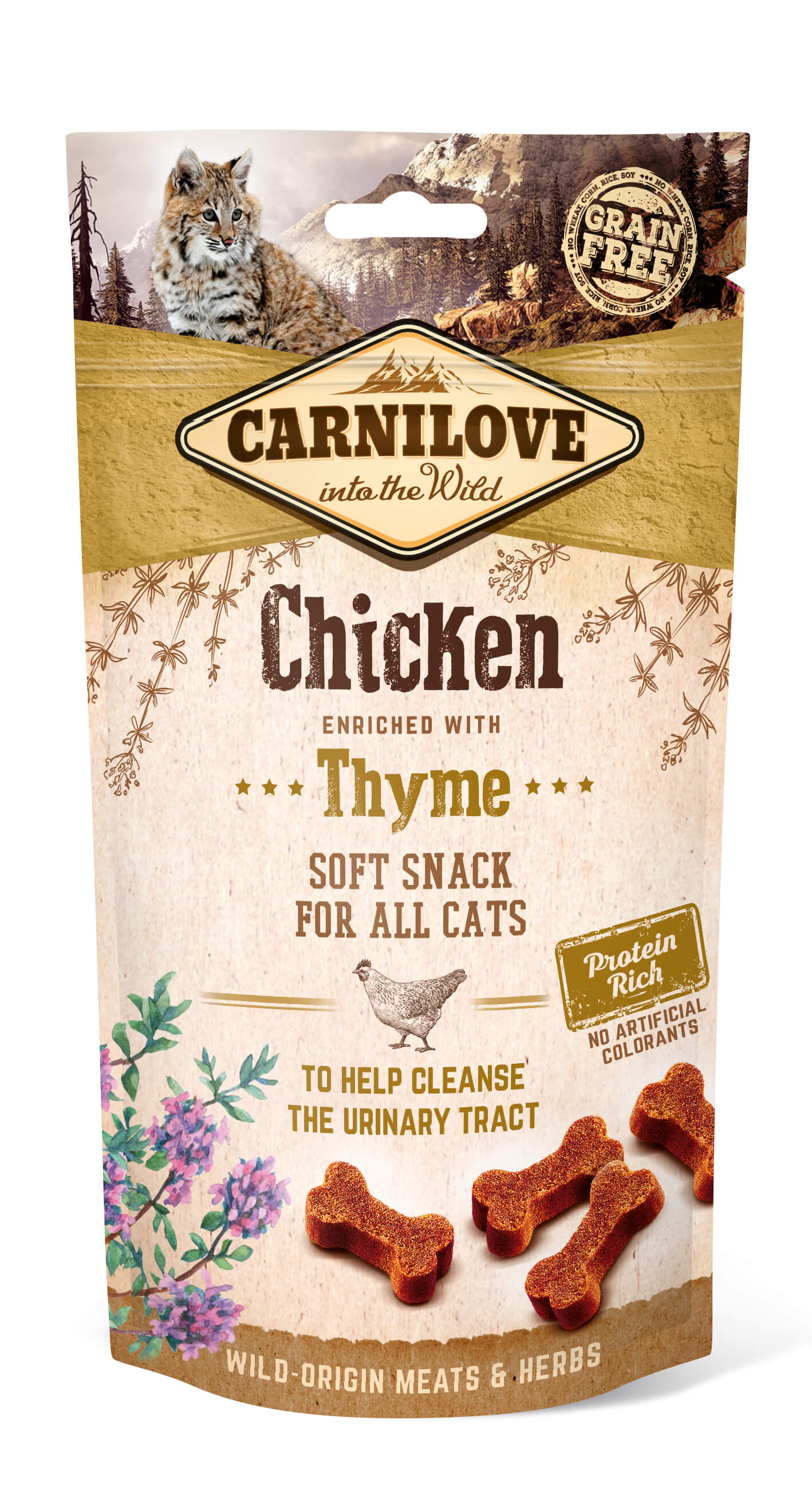 Carnilove Cat Soft Snack - Chicken with Thyme 50g