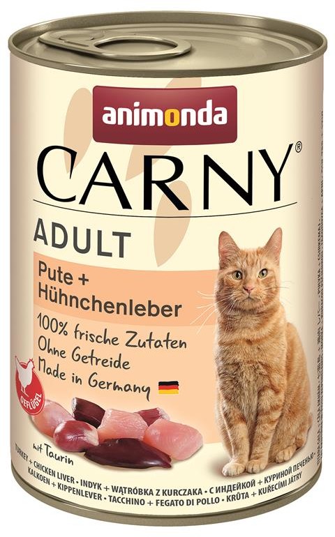 Animonda Cat  Carny Adult Pute & Hühnchenleber 400g