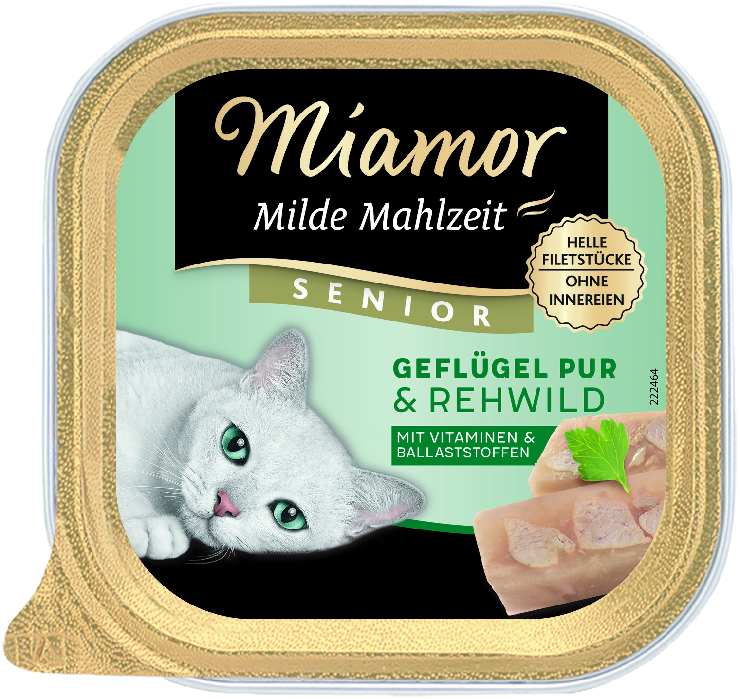 Miamor Milde Mahlzeit Senior Geflügel Pur & Rehwild 100g