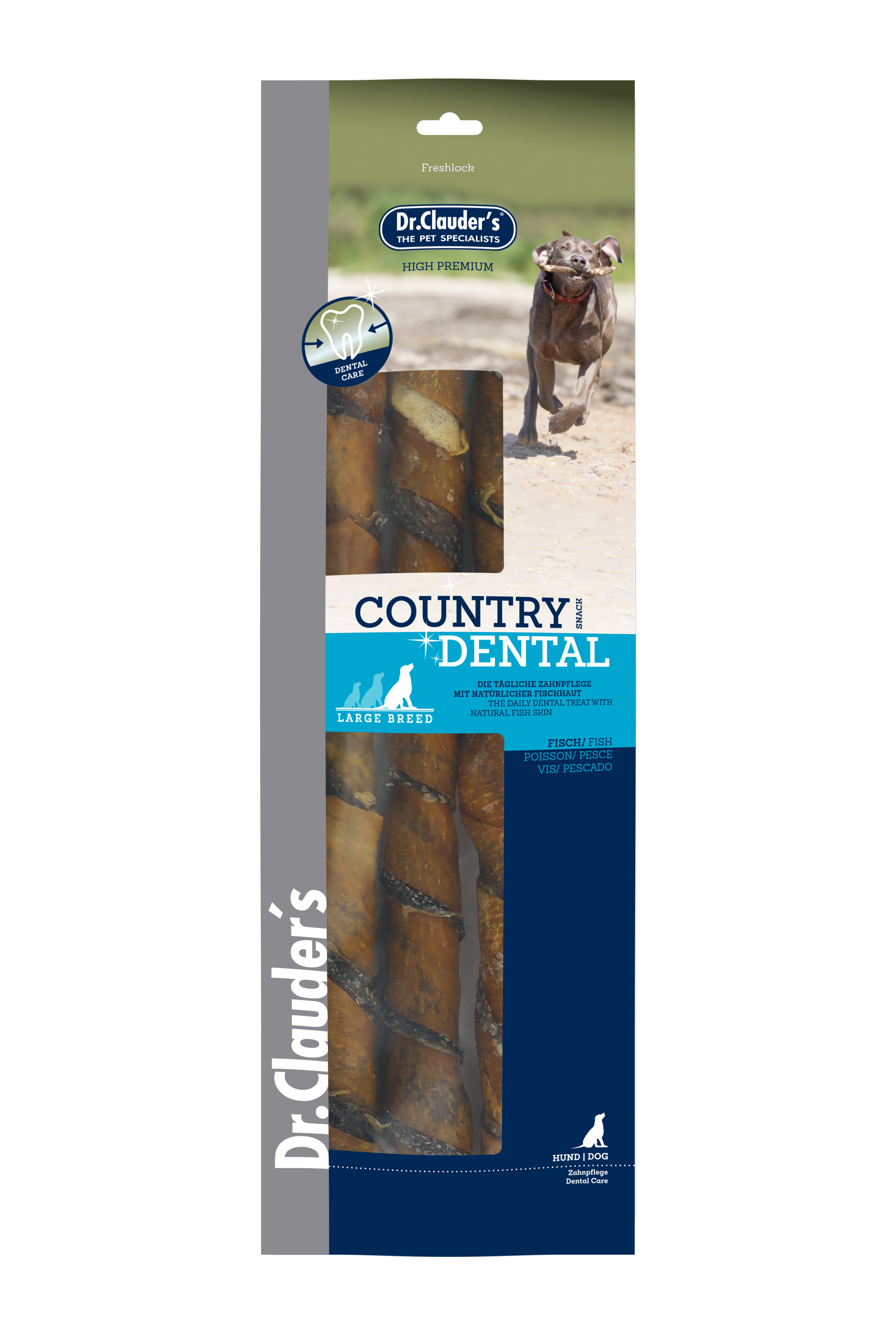 Dr.Clauder's Country Dental Snack Fisch - Large Breed 270g