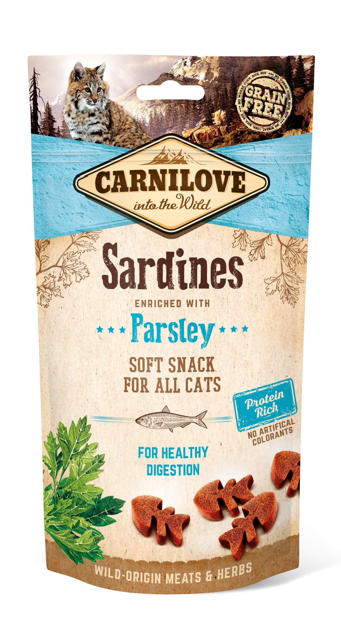 Carnilove Cat Soft Snack - Sardine with Parsley 50g