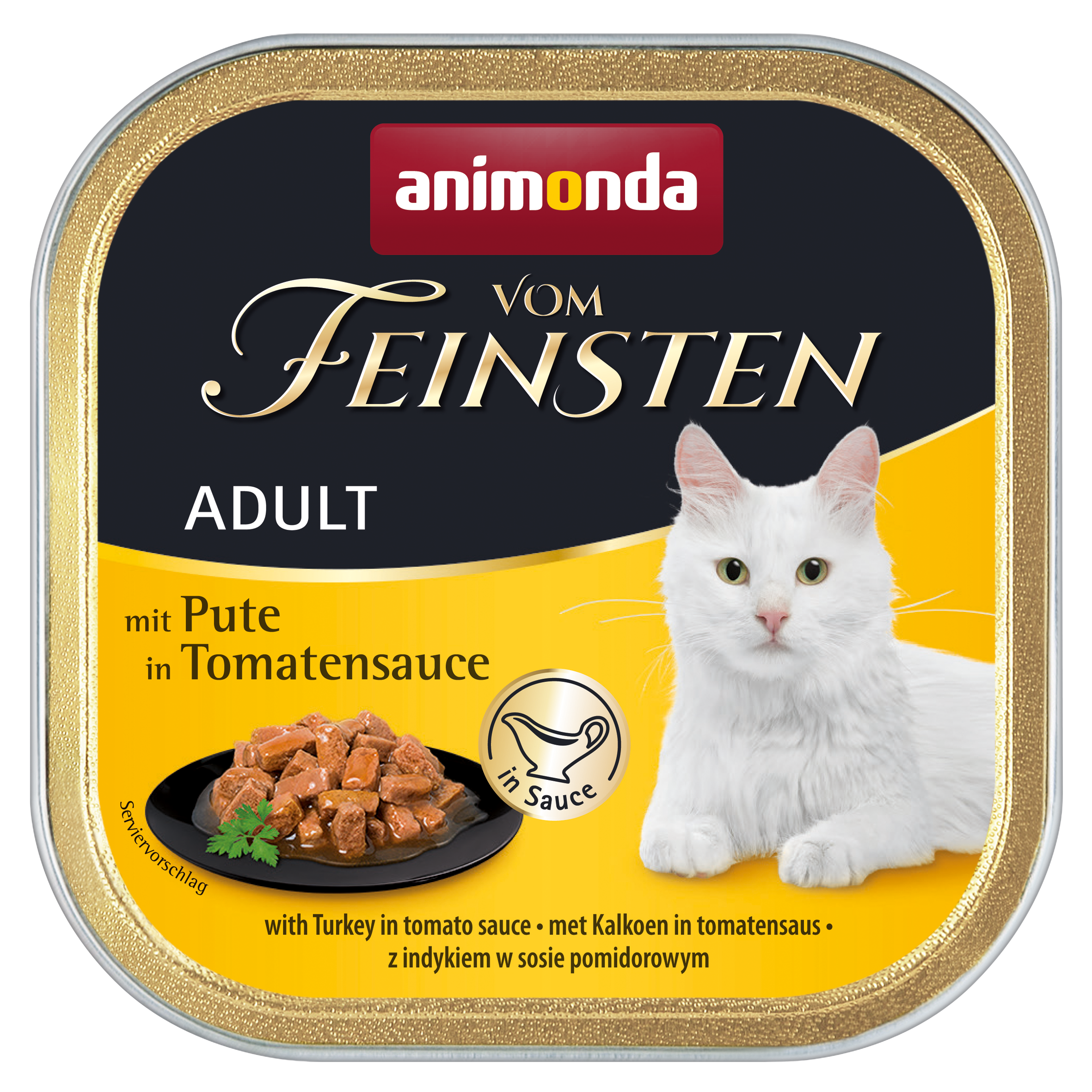 Animonda Cat Vom Feinsten mit Pute in Tomatensauce 100g