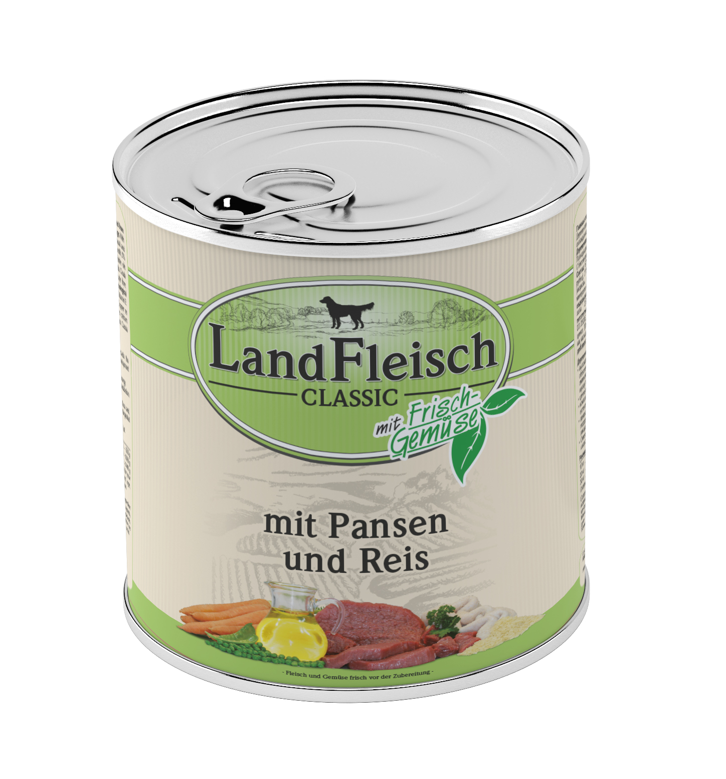 Landfleisch Pansen-Reis 800g