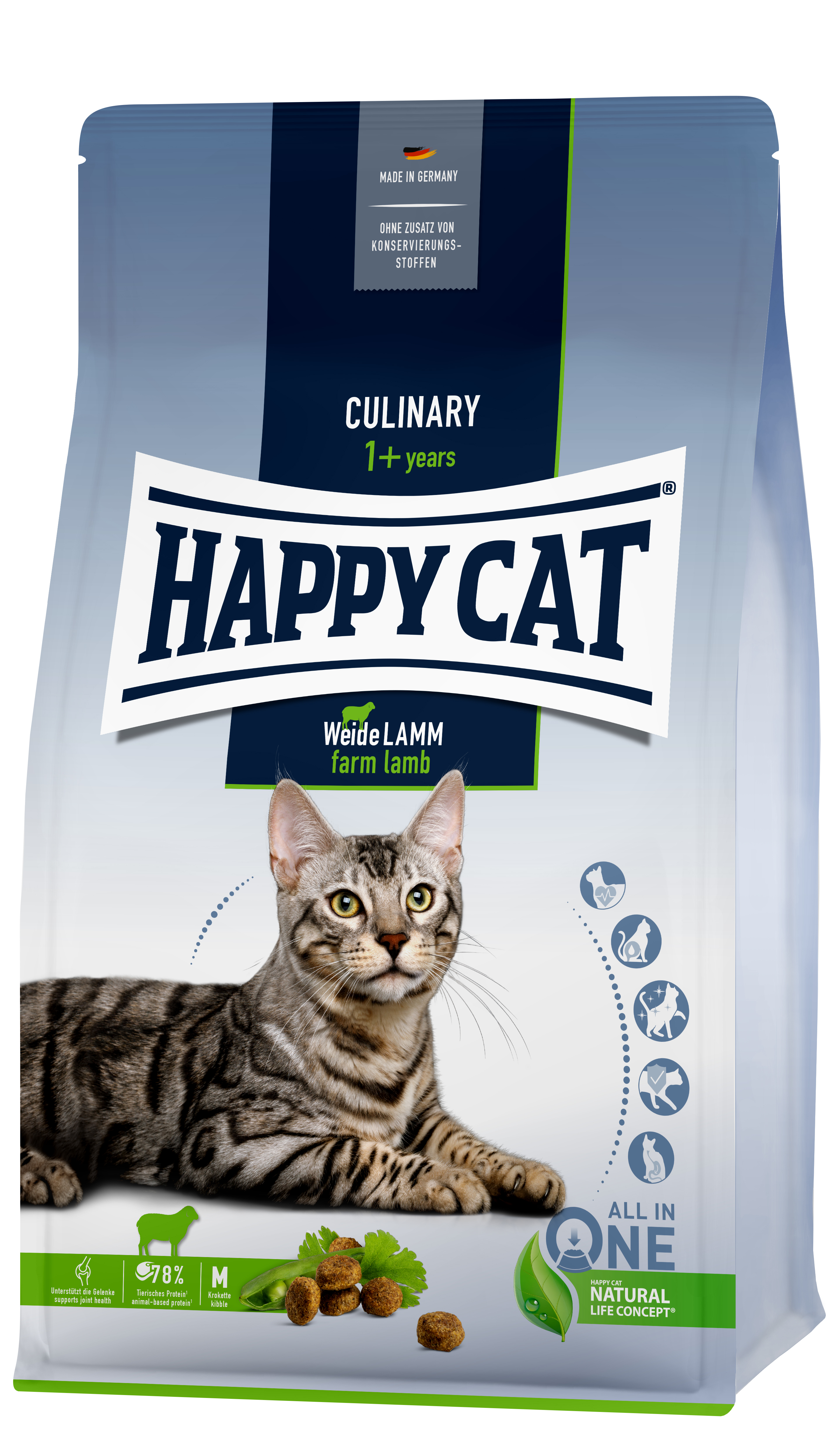 Happy Cat Culinary Adult Weide Lamm 4 kg