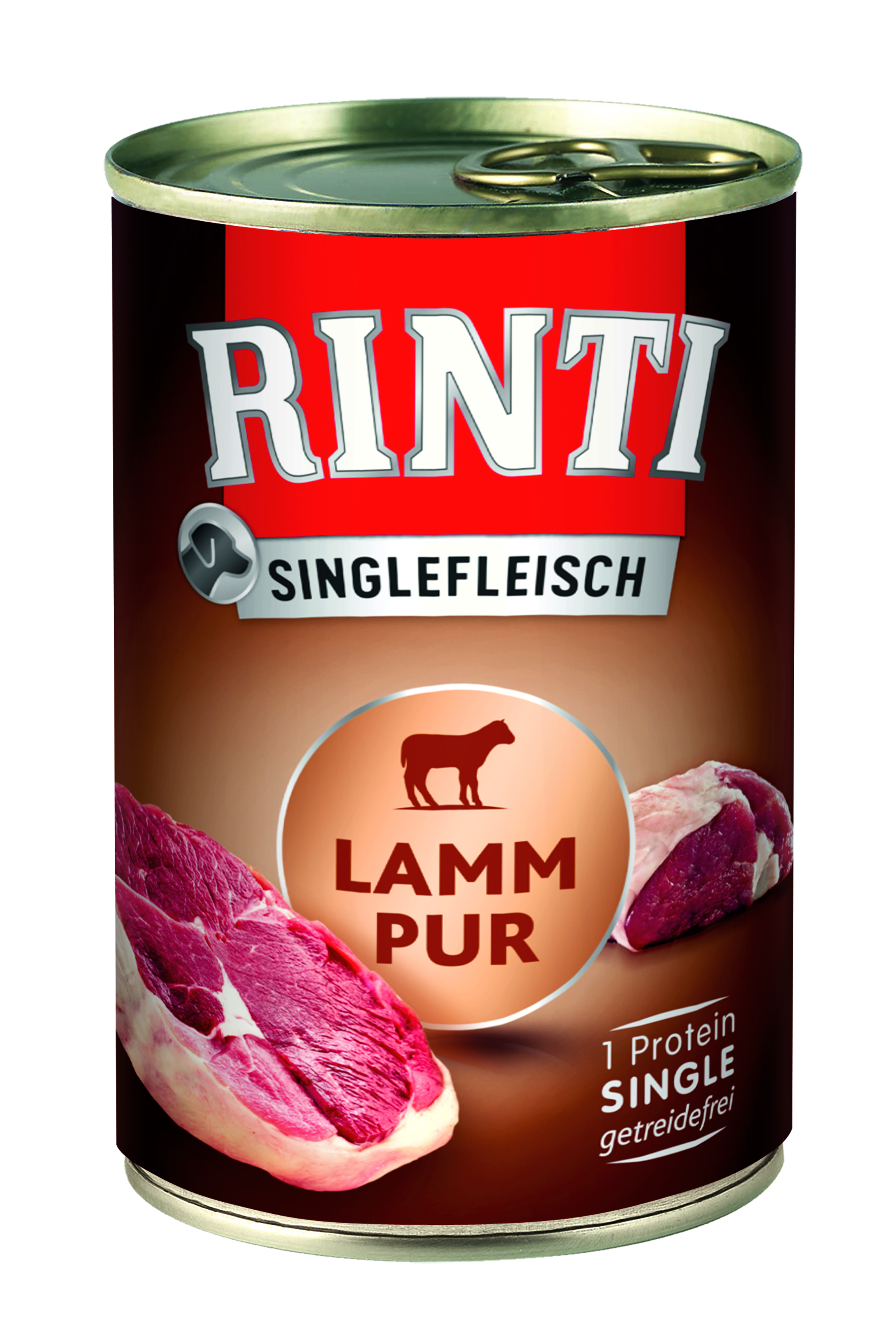 Rinti Singlefleisch Lamm Pur 400g