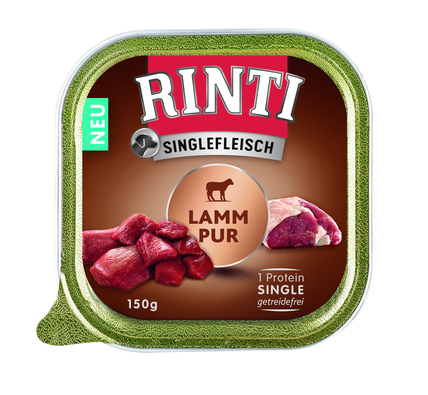 Rinti Singlefleisch Lamm Pur 150g Schale