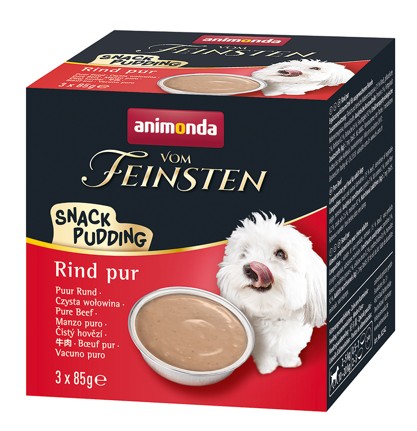 Animonda Dog vom Feinsten Adult Snack-Pudding MP Rind pur