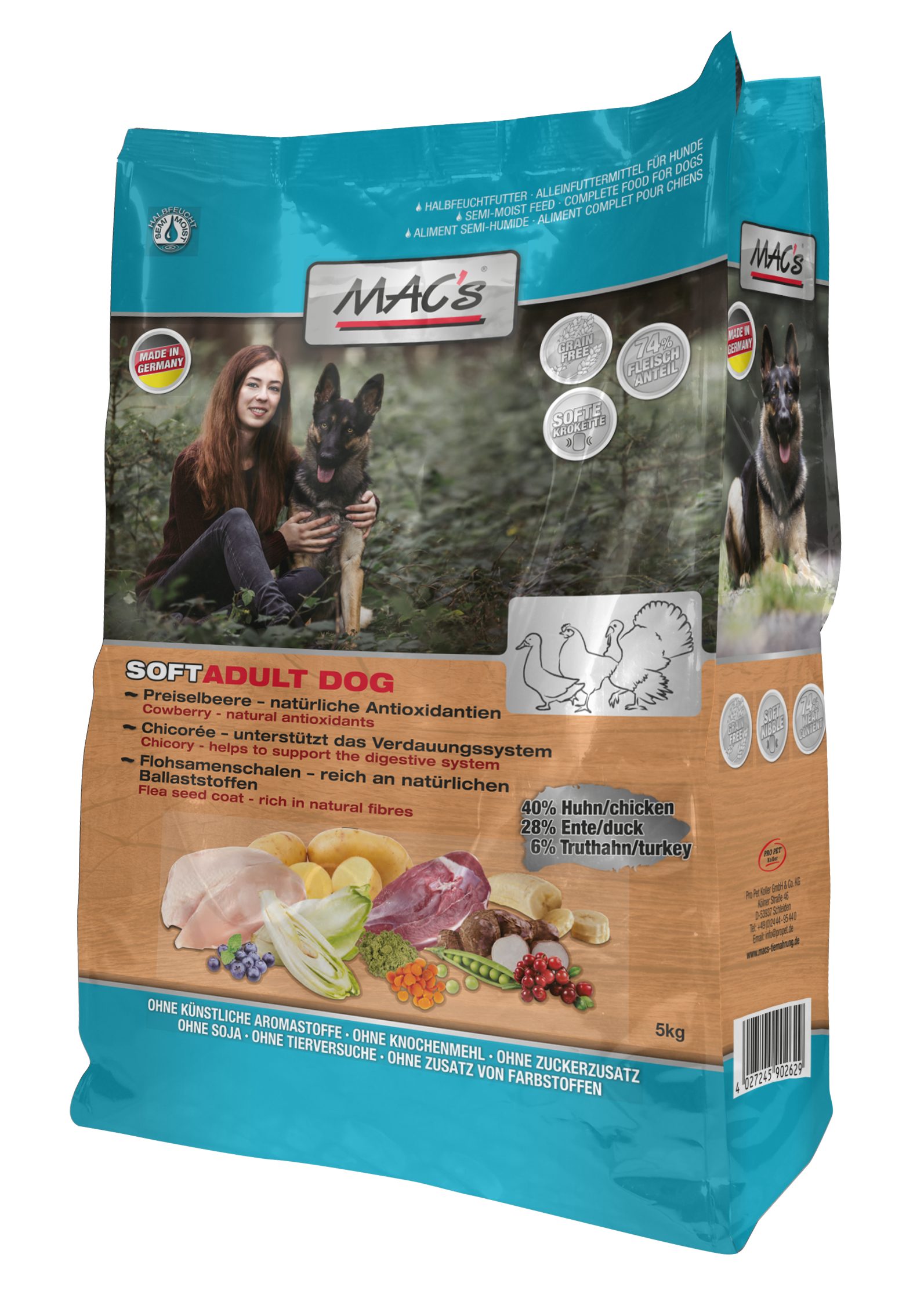 MAC's DOG Soft Huhn, Ente, Truthahn 5kg