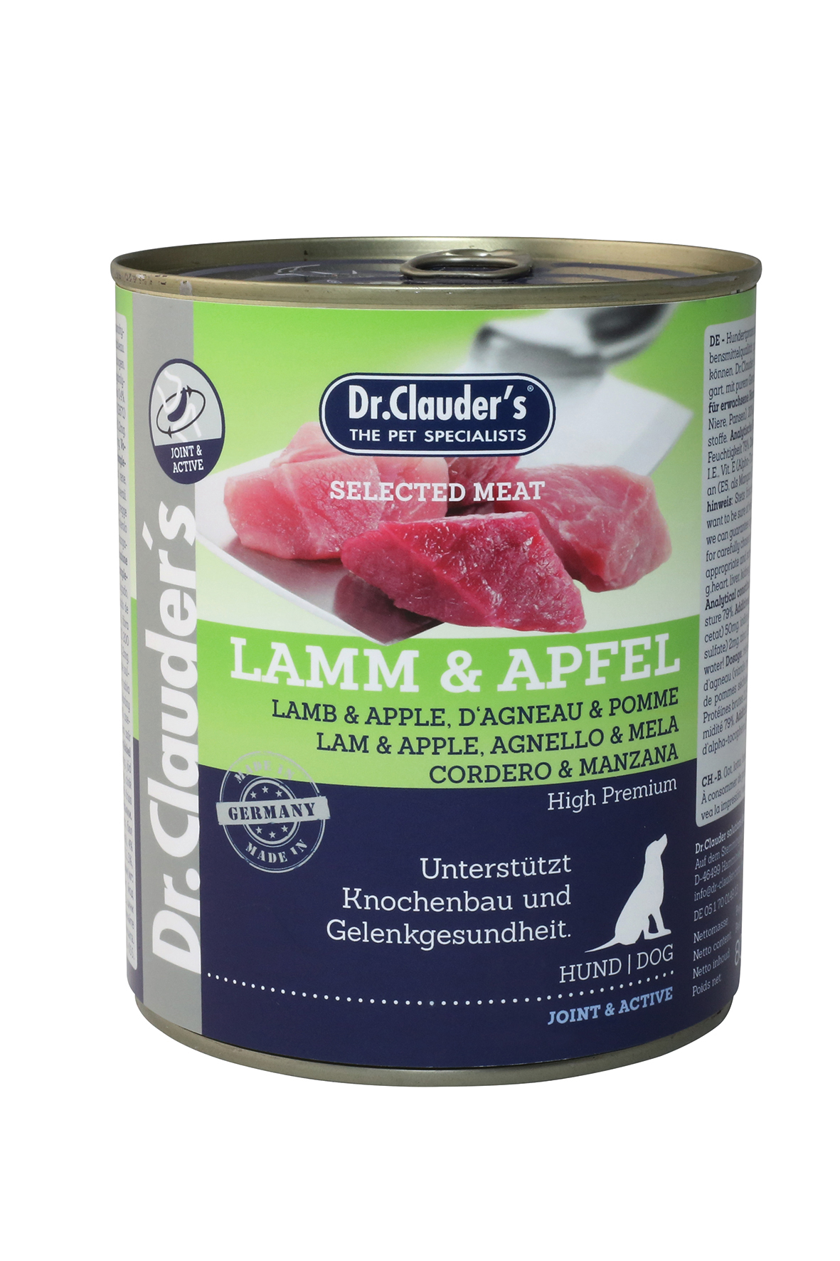 Dr. Clauders Selected Meat Lamm & Apfel 800g