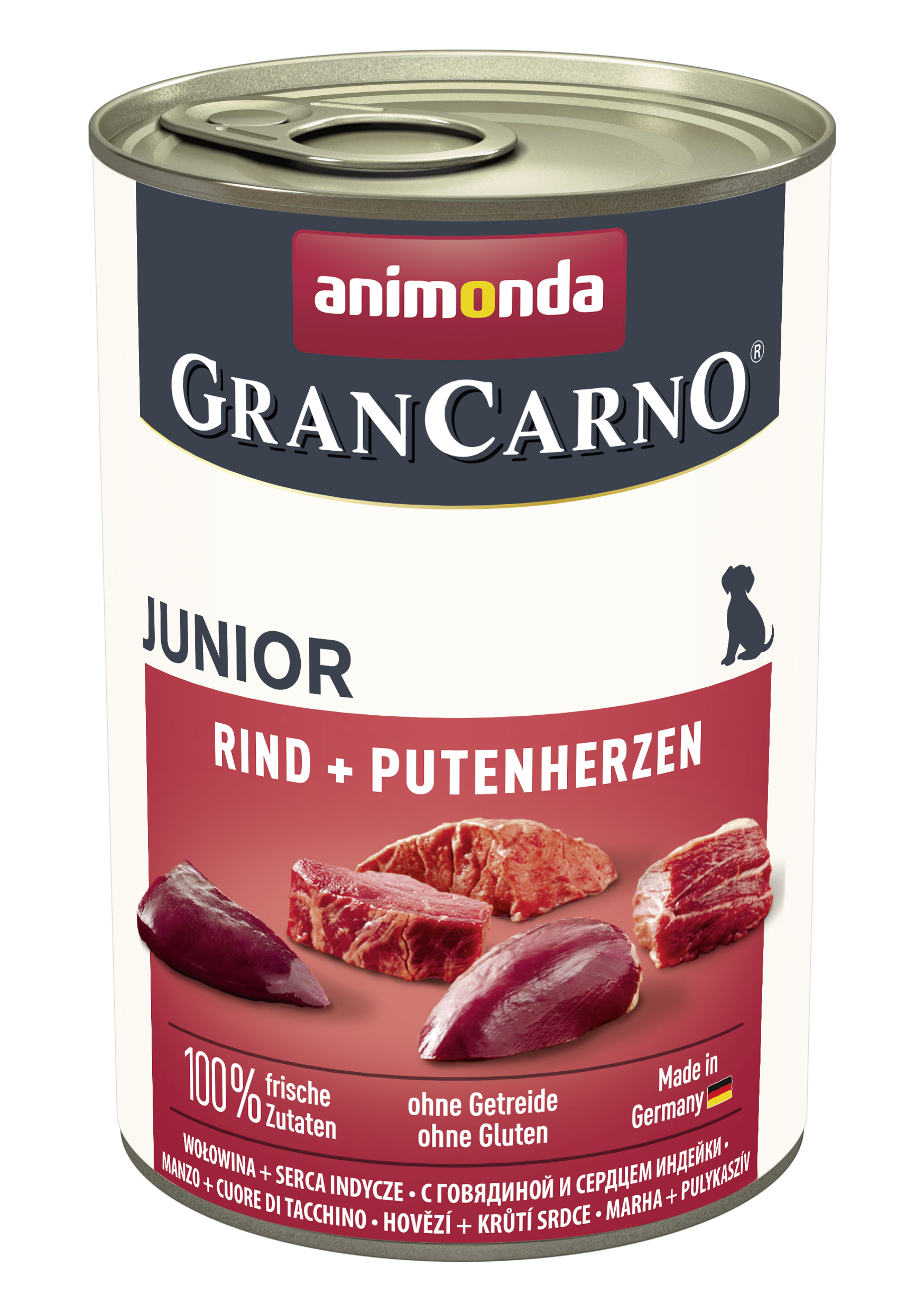 Animonda Dog  GranCarno Junior Rind & Putenherzen 400g
