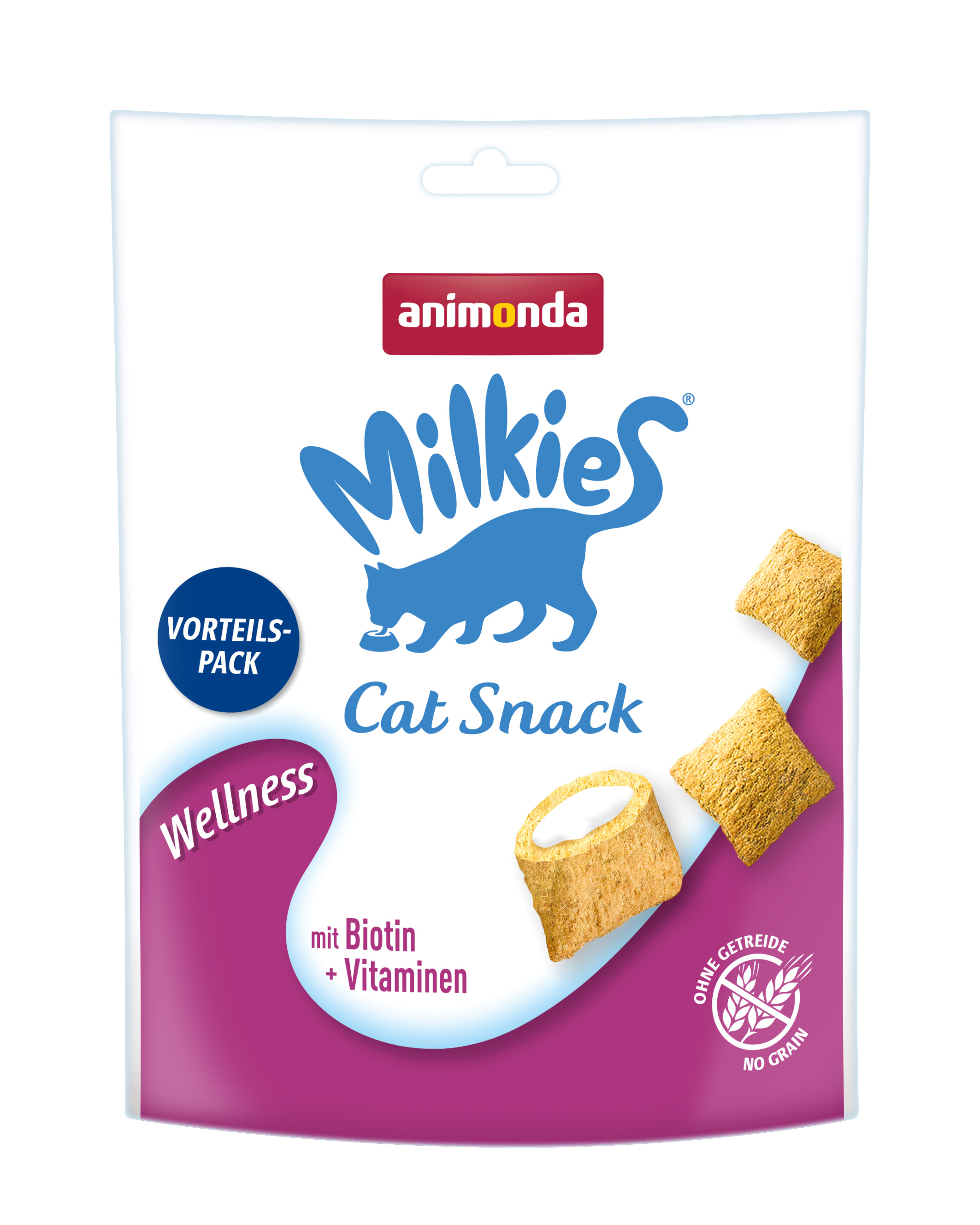 Animonda Snack Milkie Knusperkissen Wellness 120g