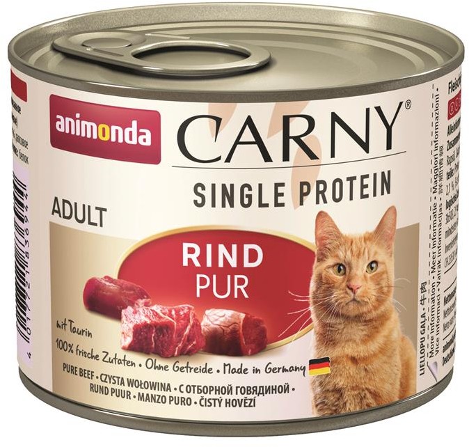 Animonda Cat Dose Carny Adult Single Protein Rind pur 200