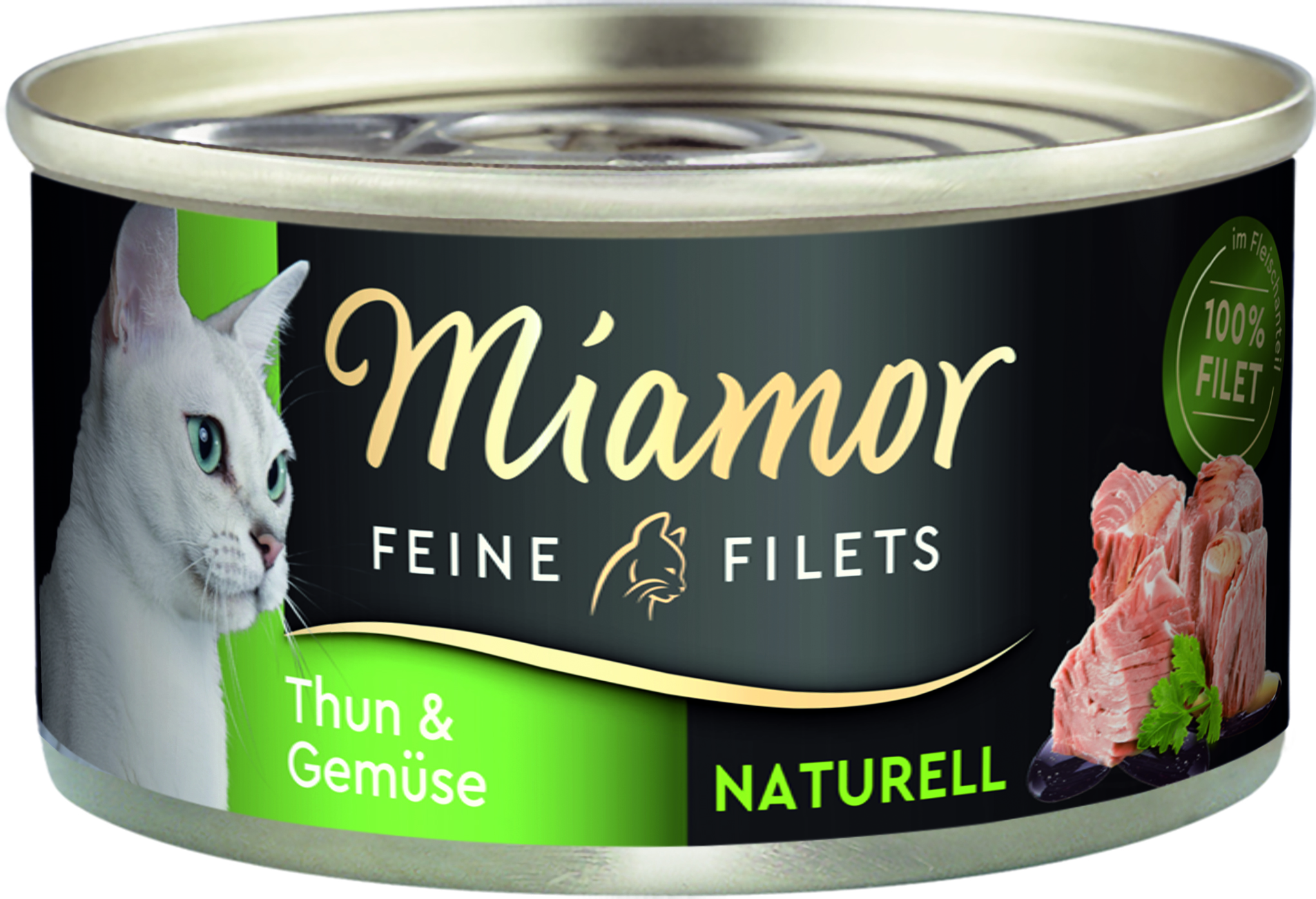 Miamor Feine Filets Naturell Thun & Gemüse 80g