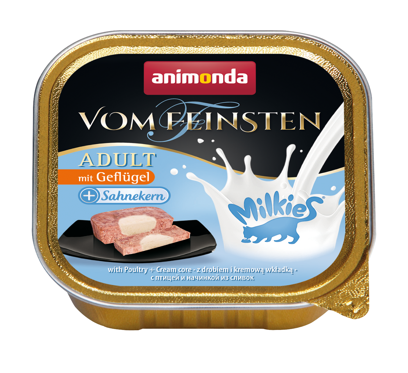 Animonda Cat Vom Feinsten mit Geflügel+Sahnekern 100g