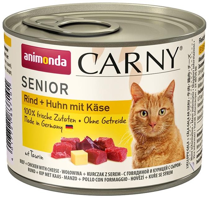 Animonda Cat  Carny Senior Rind & Huhn & Käse 200g
