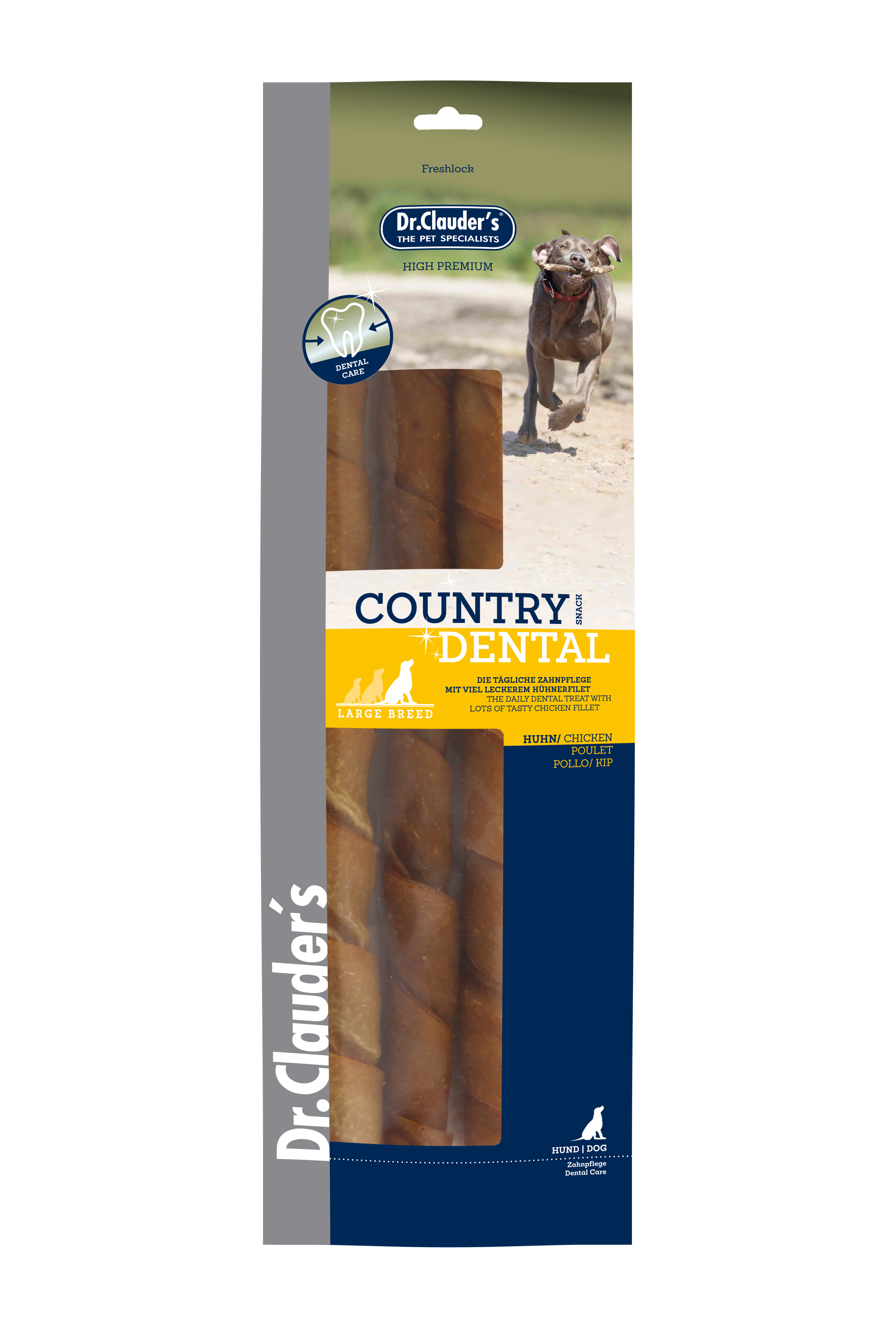 Dr.Clauder´s Country Dental Snack Huhn - Large Breed 315g
