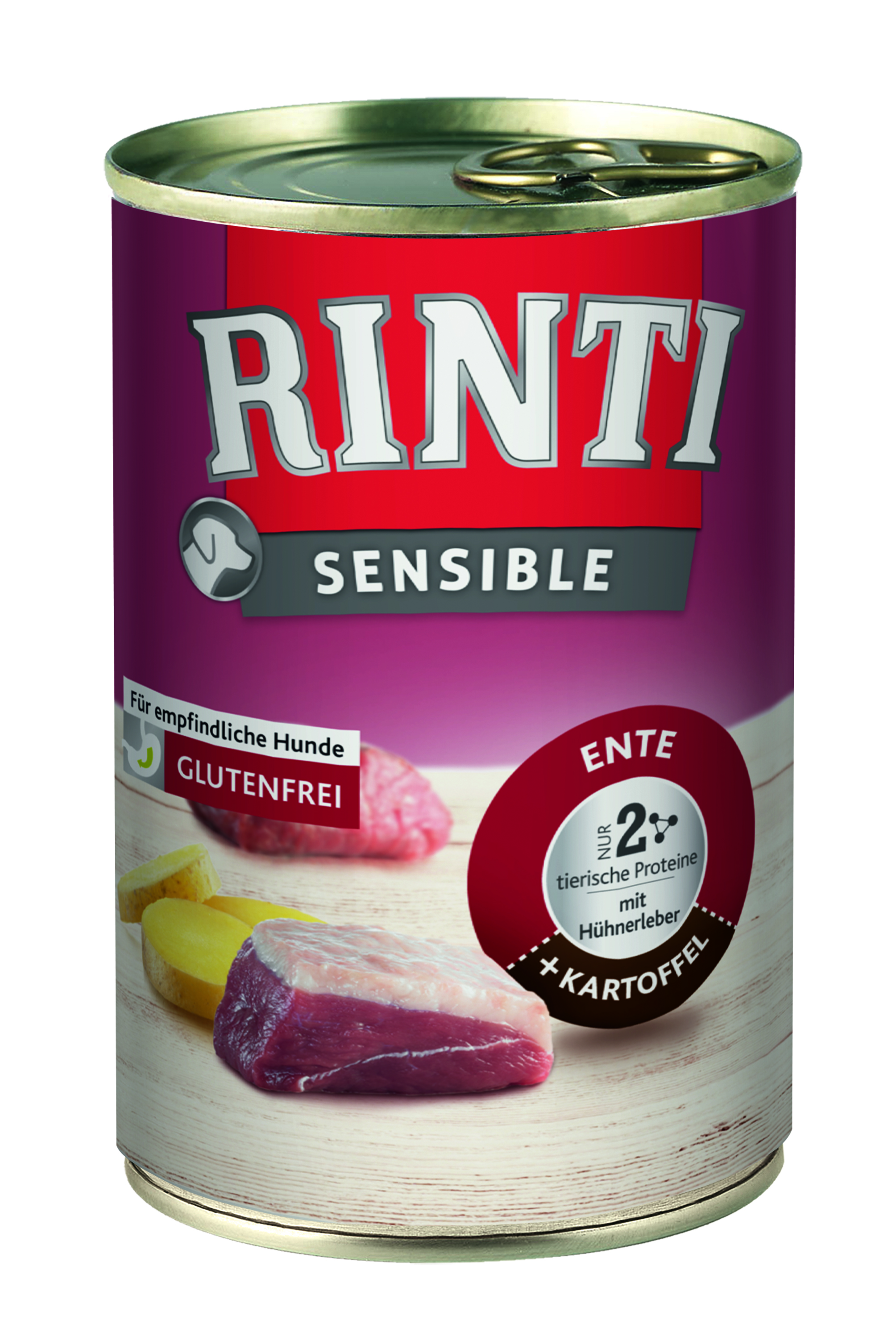 Rinti Sensible Ente + Huhn + Kartoffel 400g