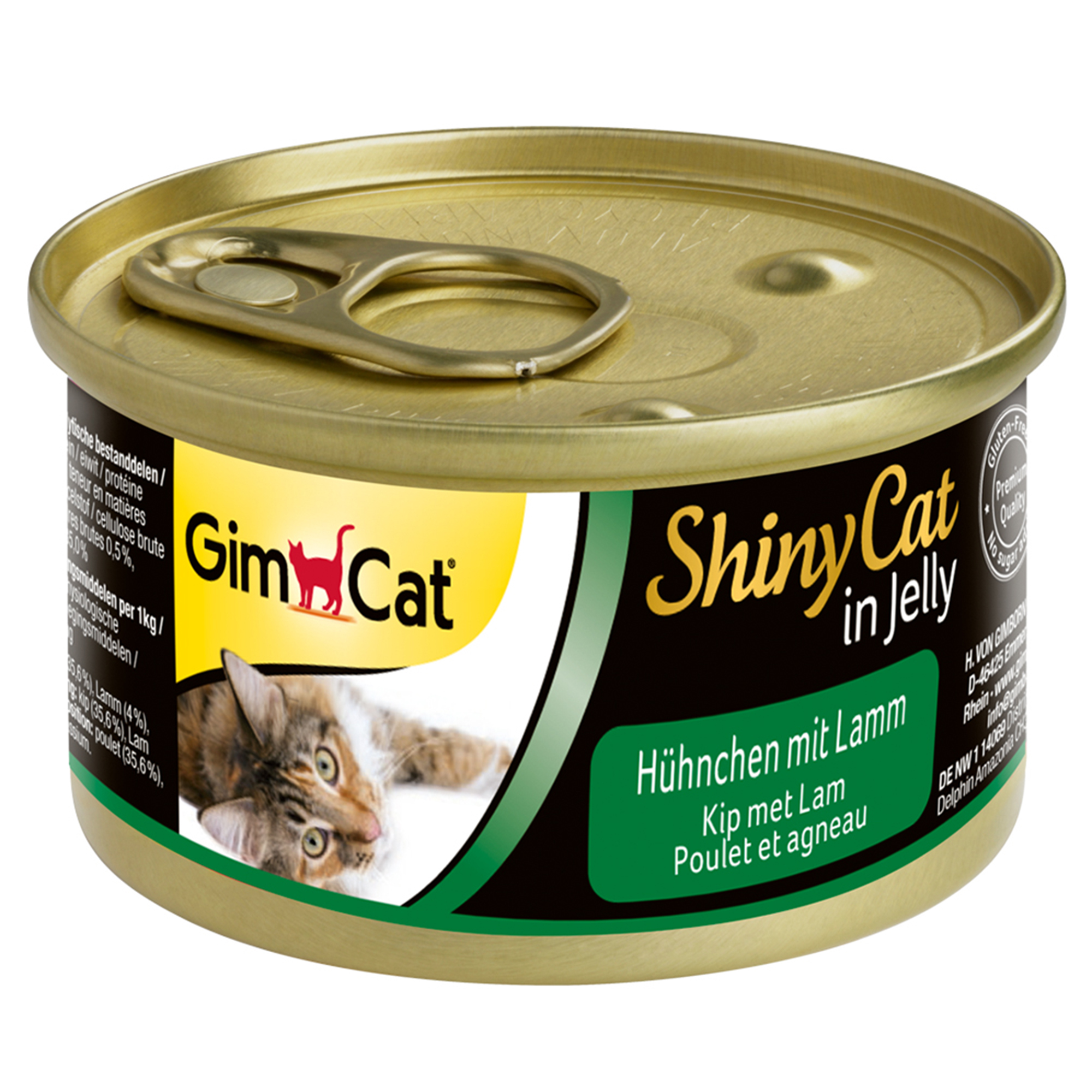 GimCat Dose ShinyCat  Hühnchen mit Lamm 70g
