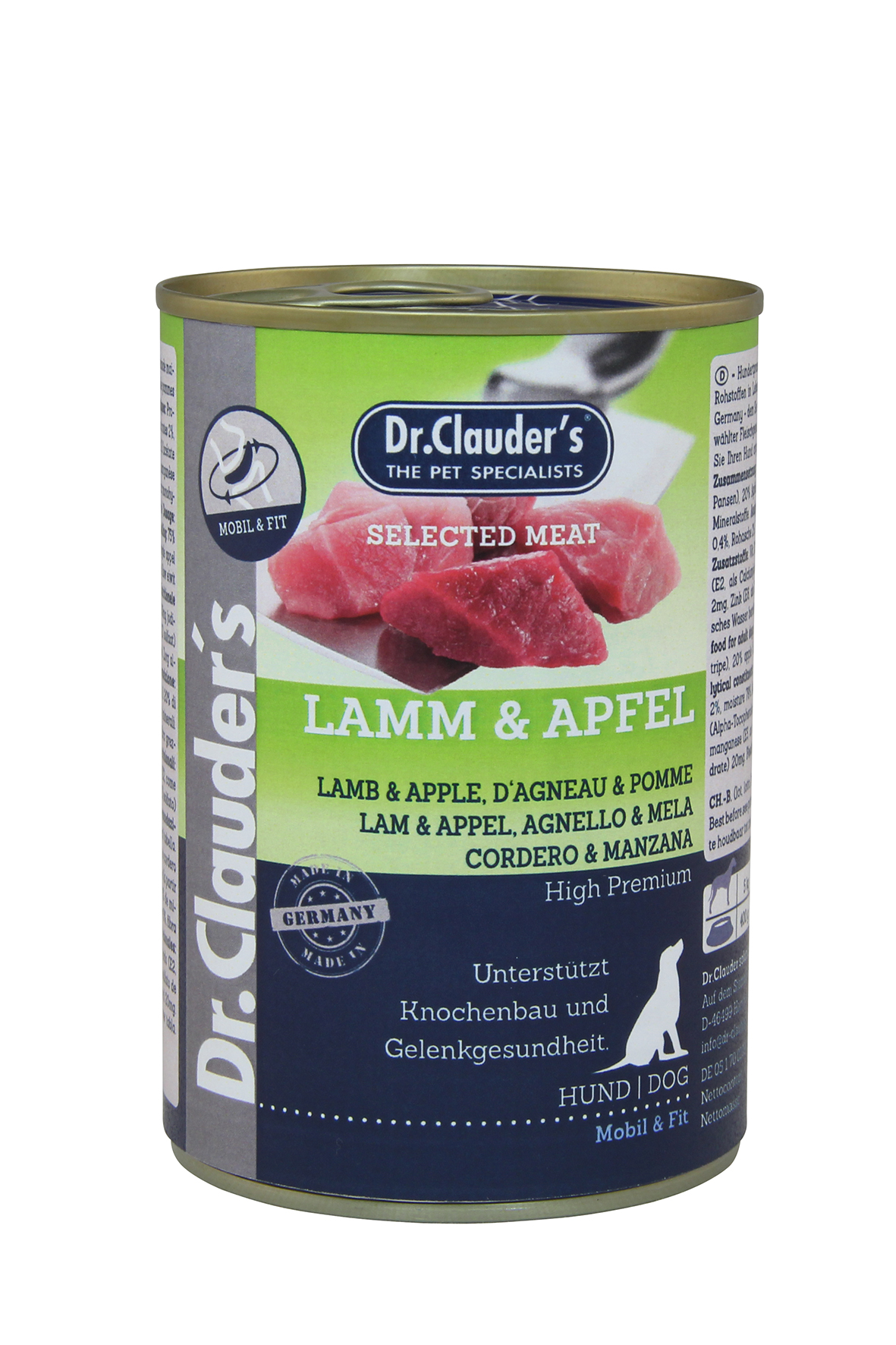 Dr. Clauders Selected Meat Lamm & Apfel 400g
