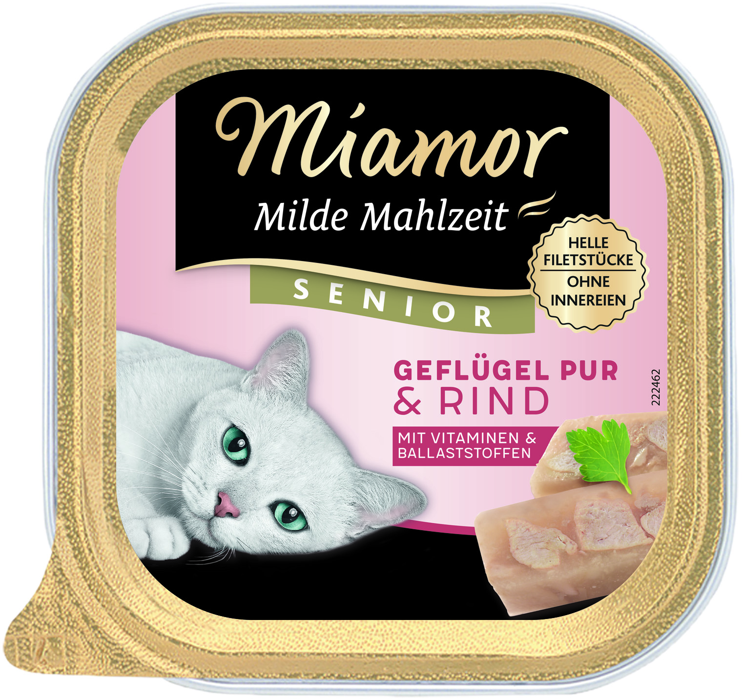 Miamor Milde Mahlzeit Senior Geflügel Pur & Rind 100g