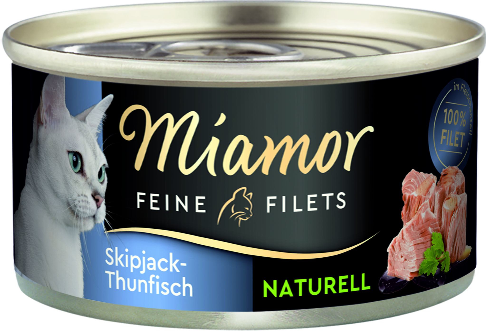 Miamor Feine Filets Naturell Skipjack-Thunfisch 80g