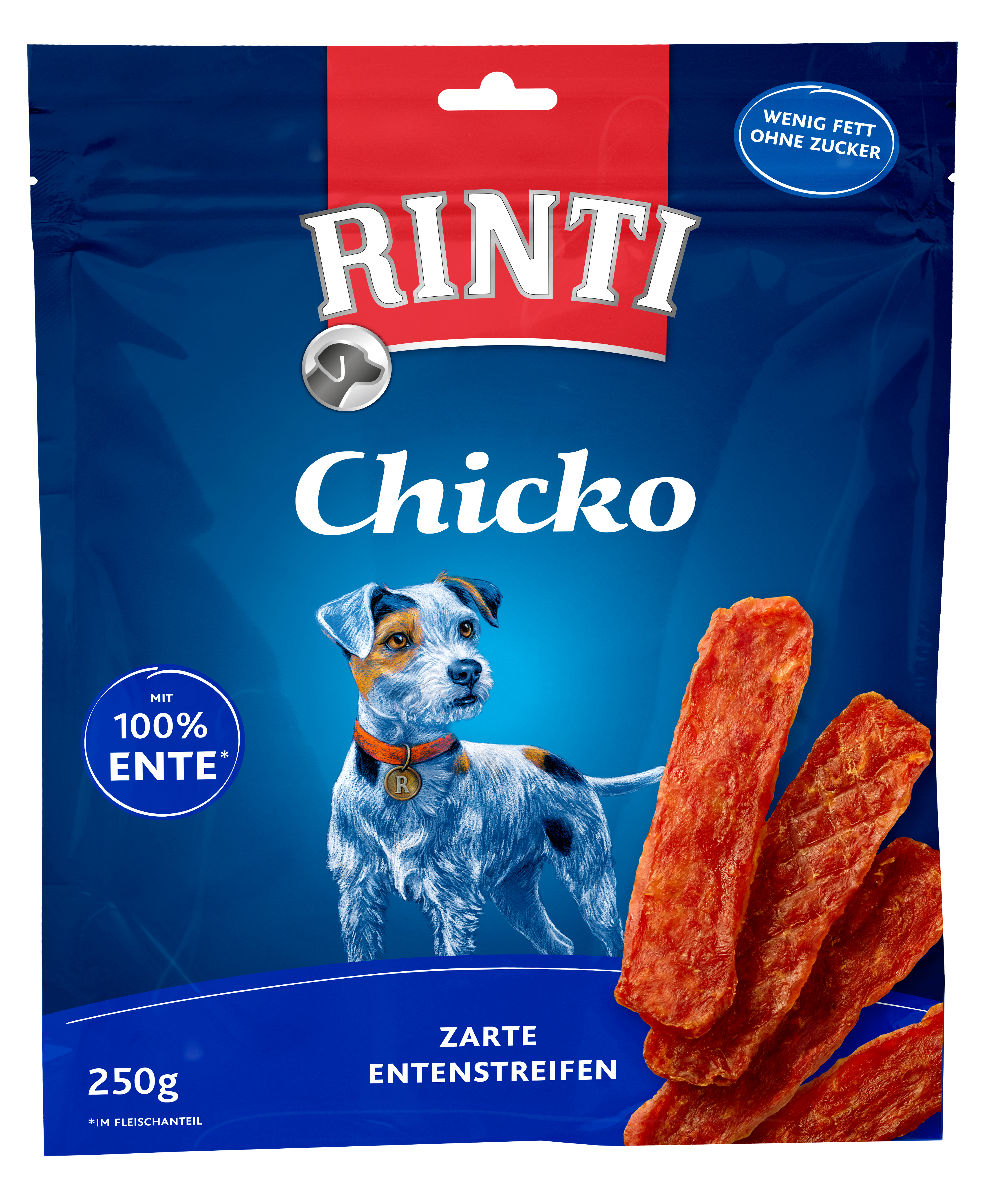 Rinti Snack Chicko Ente Vorratspack 250g