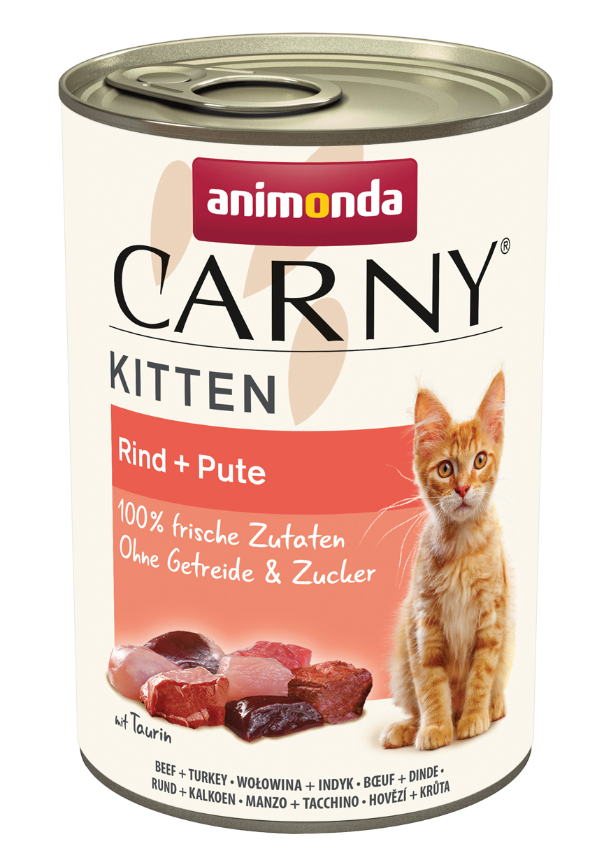 Animonda Cat Dose Carny Kitten Rind + Pute 400g