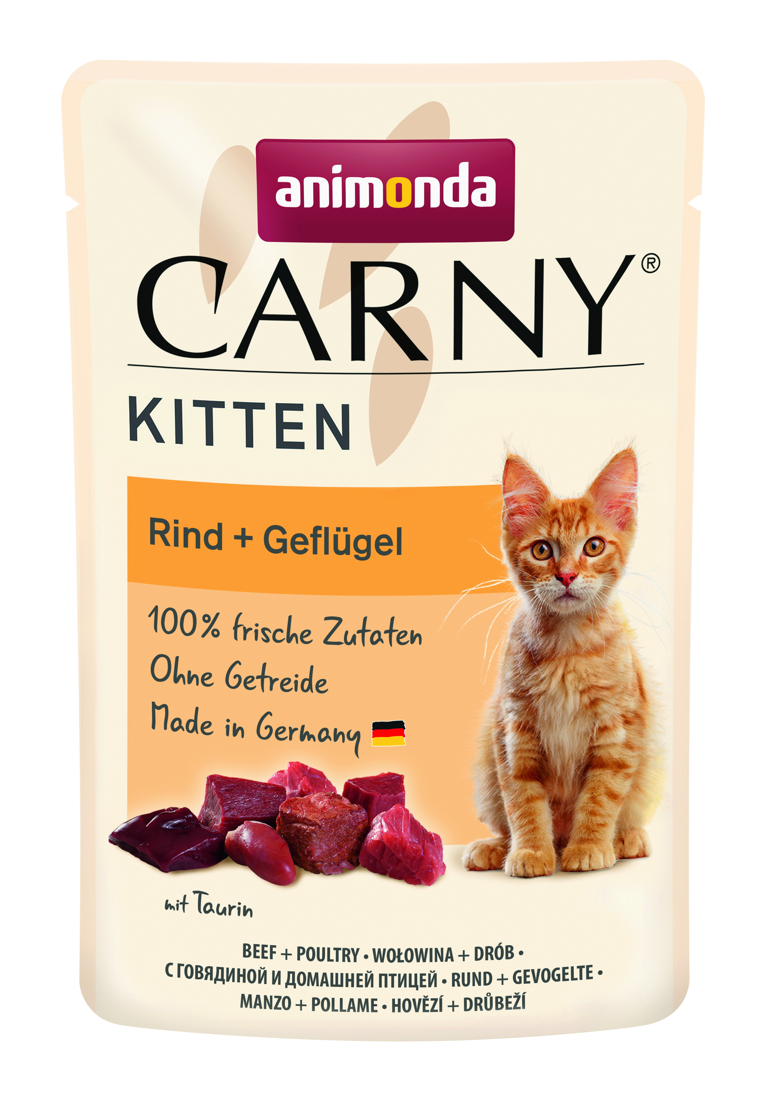Animonda Cat Portionsbeutel Carny Kitten Geflügelcocktail
