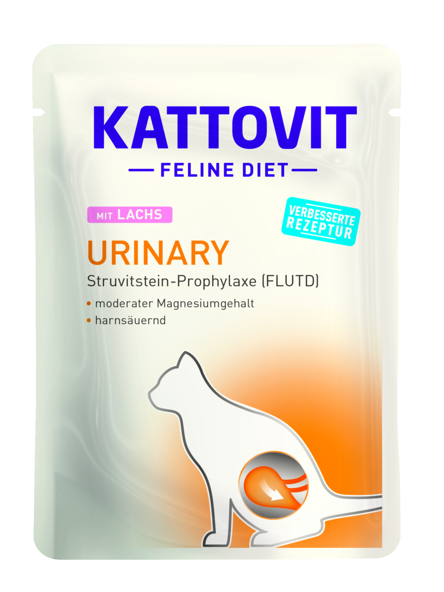 Kattovit Feline Diet Urinary mit Lachs 85g