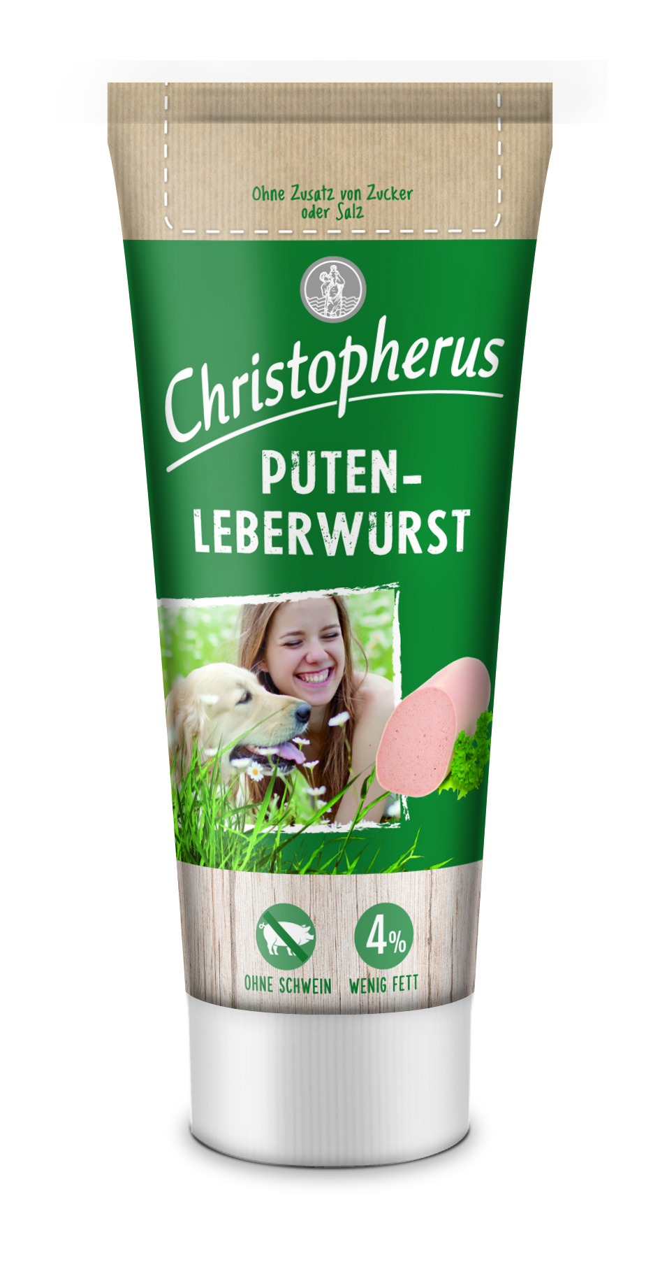 Christopherus Snack Putenleberwurst 75g