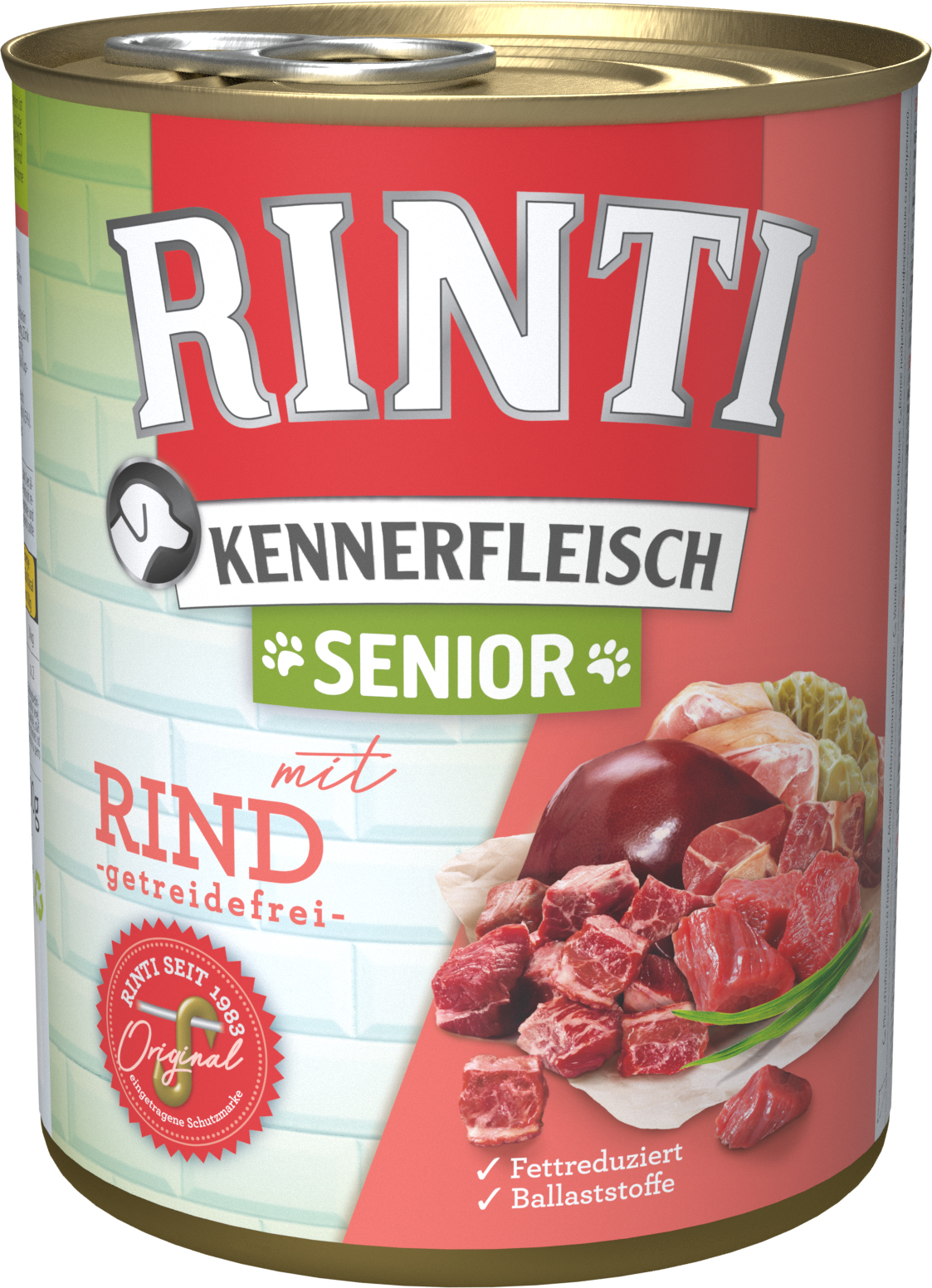 Rinti Kennerfleisch Senior Rind 800g